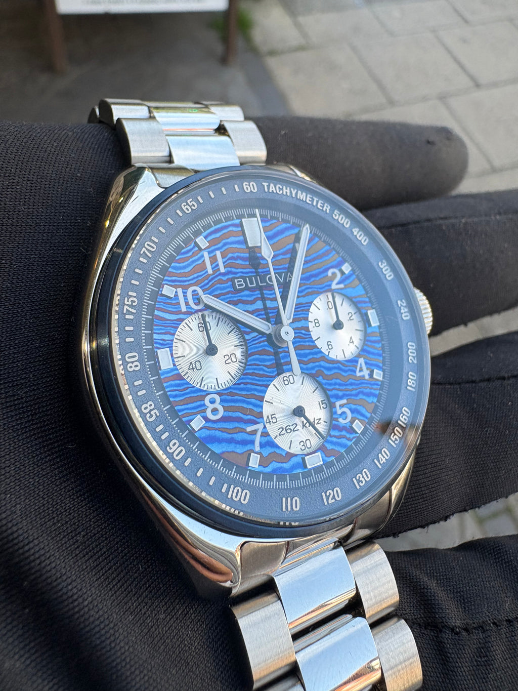 Bulova Lunar Pilot Timascus Chronograph Ref. 98A329