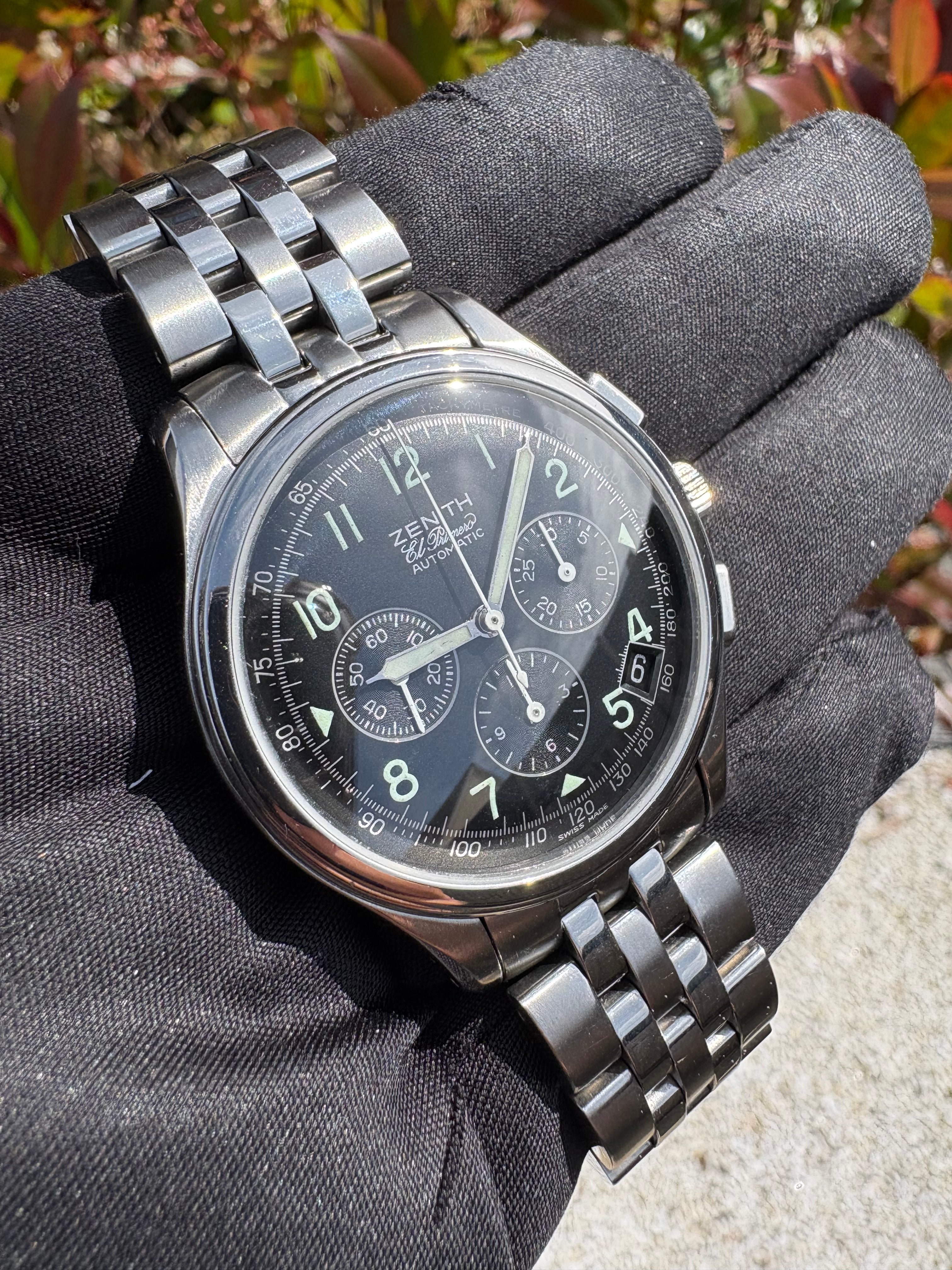 Zenith El Primero Chronograph Ref. 02.0500.400 – Full Set – One Owner – Late 90s Neo-Vintage Icon