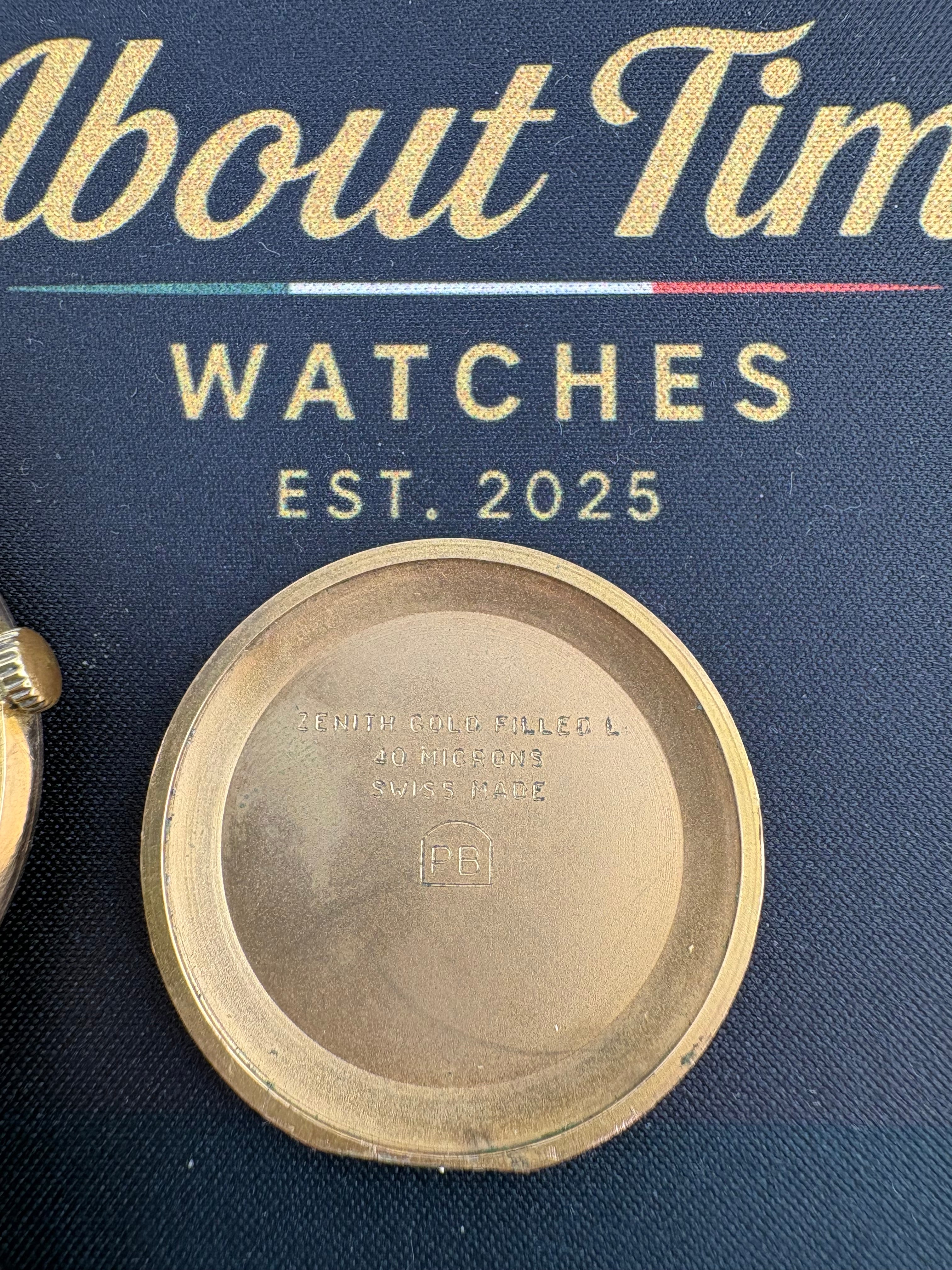 ZENITH VINTAGE 18K GOLD-FILLED 40 MICRON – FRESH SERVICE – c.1950s