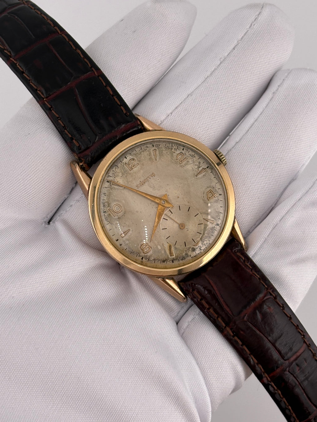 ZENITH VINTAGE 18K GOLD-FILLED 40 MICRON – FRESH SERVICE – c.1950s
