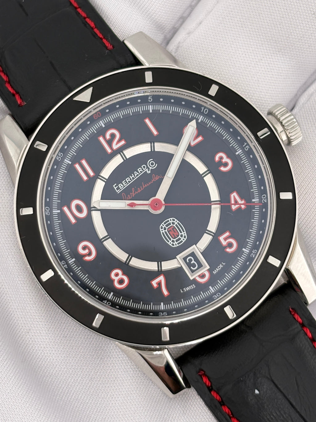 Eberhard & Co. Tazio Nuvolari Ref. 41032 – Automatic Chronograph – Full Set –