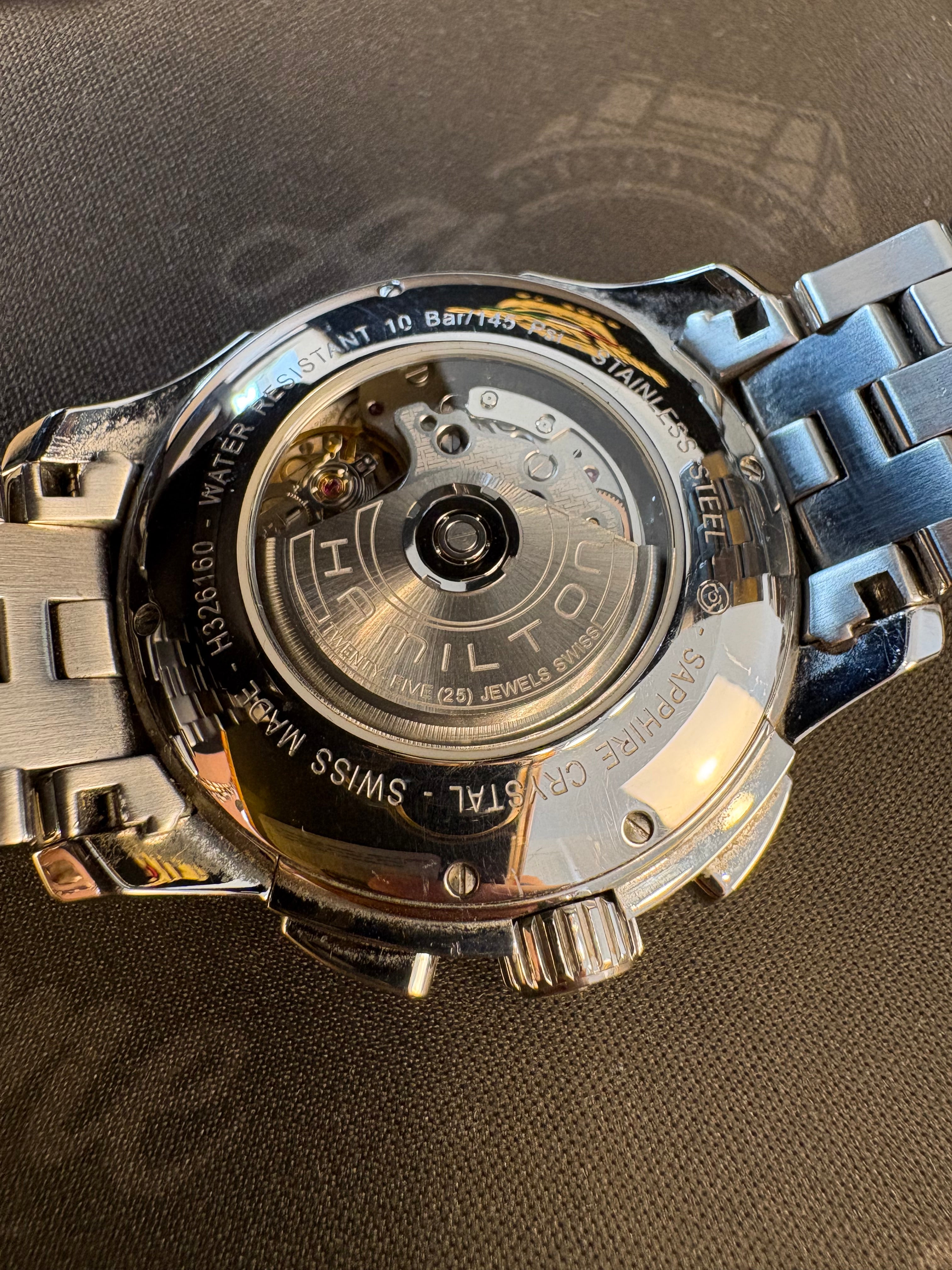 Hamilton Jazzmaster Auto Chronograph – Ref. H32616130 – Full Set – Automatic – Black Dial – 42mm