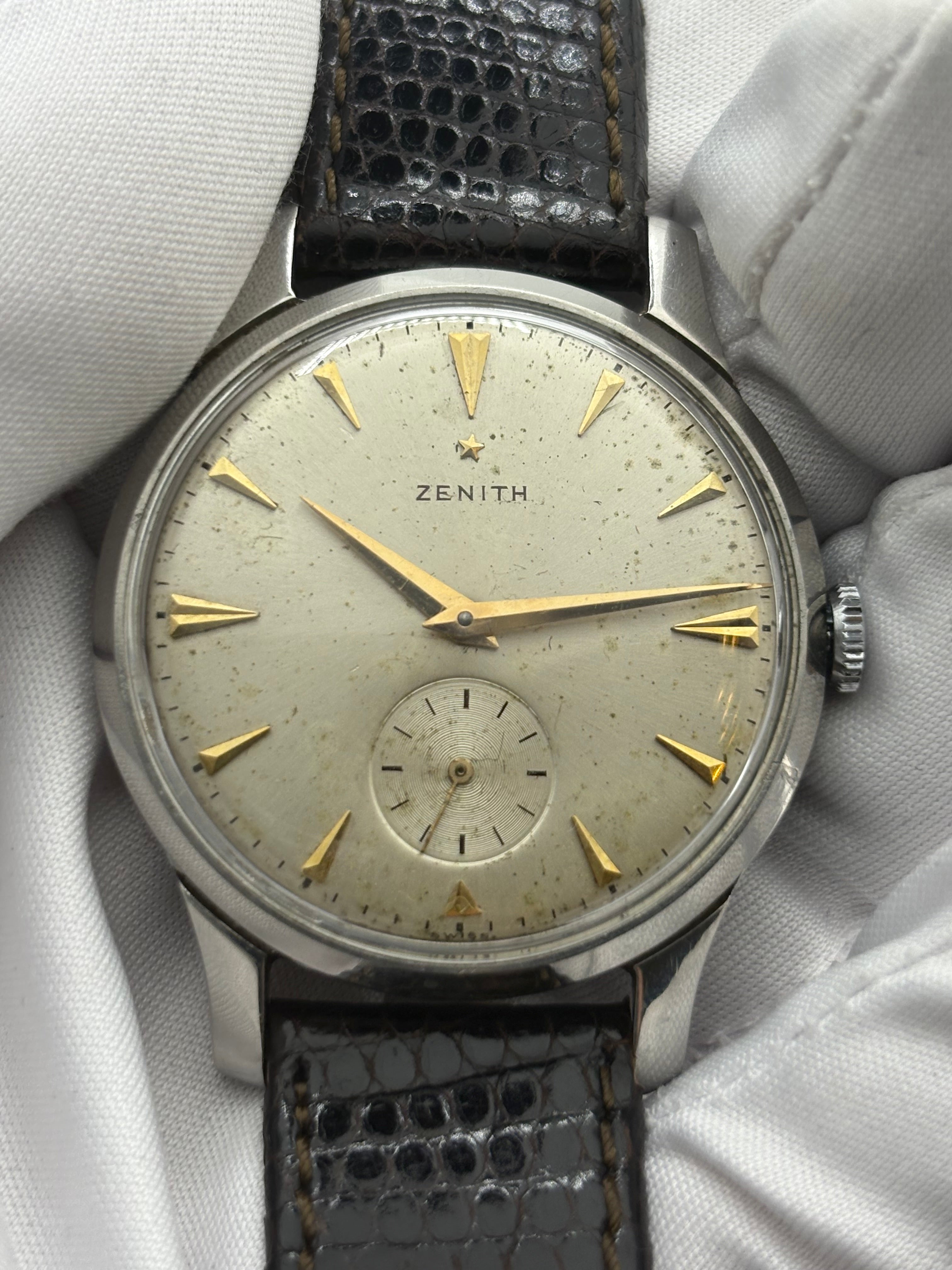 Zenith Vintage “Stellina” – 36mm – Manual Wind – Small Seconds – c.1950s