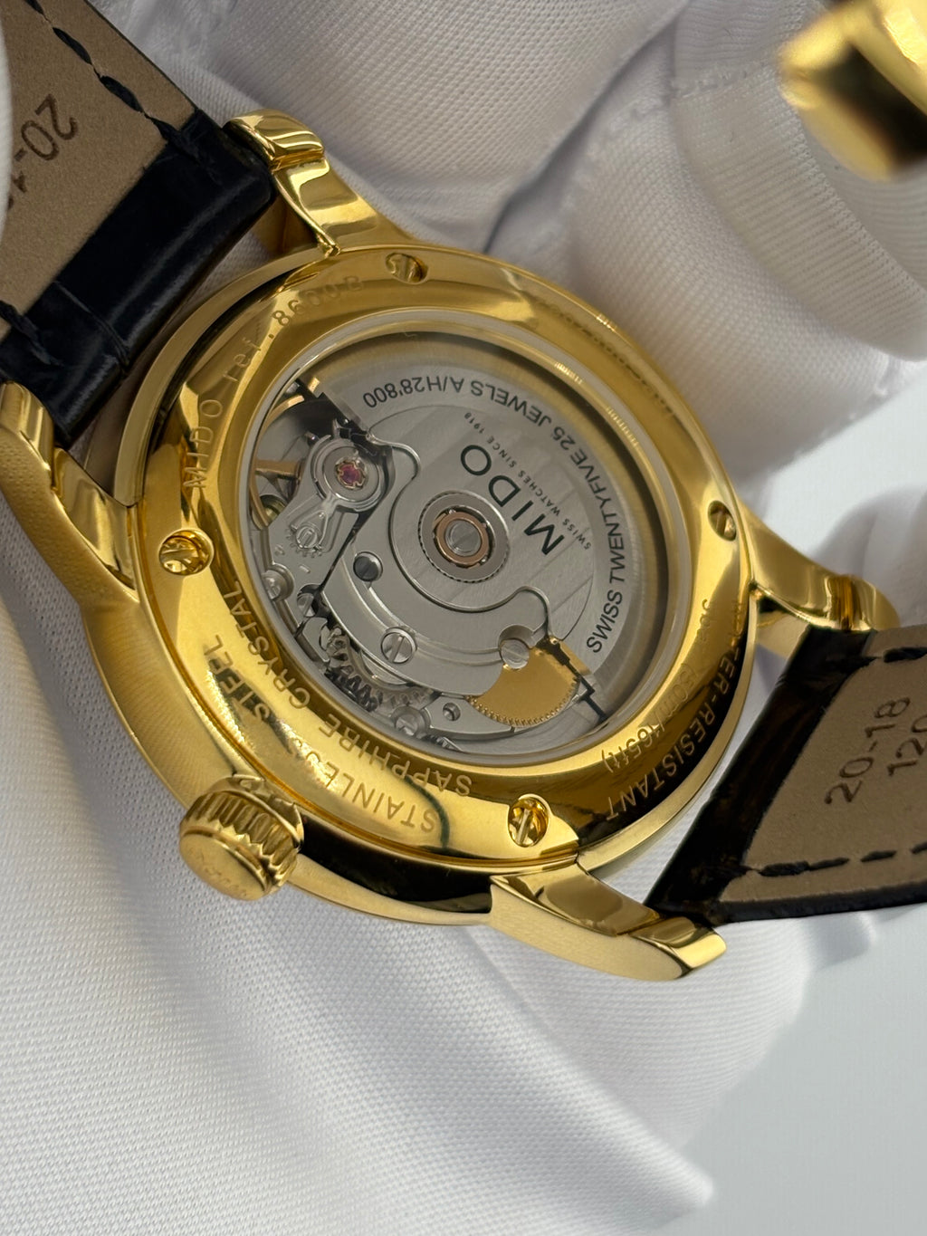 Mido Baroncelli Ref. M8600B – Gold-Plated Automatic –