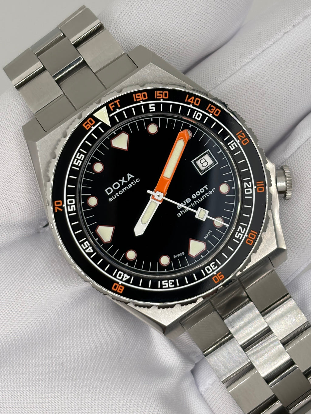 🐟 DOXA SUB 600T Sharkhunter – Full Set – Outstanding Condition ✨