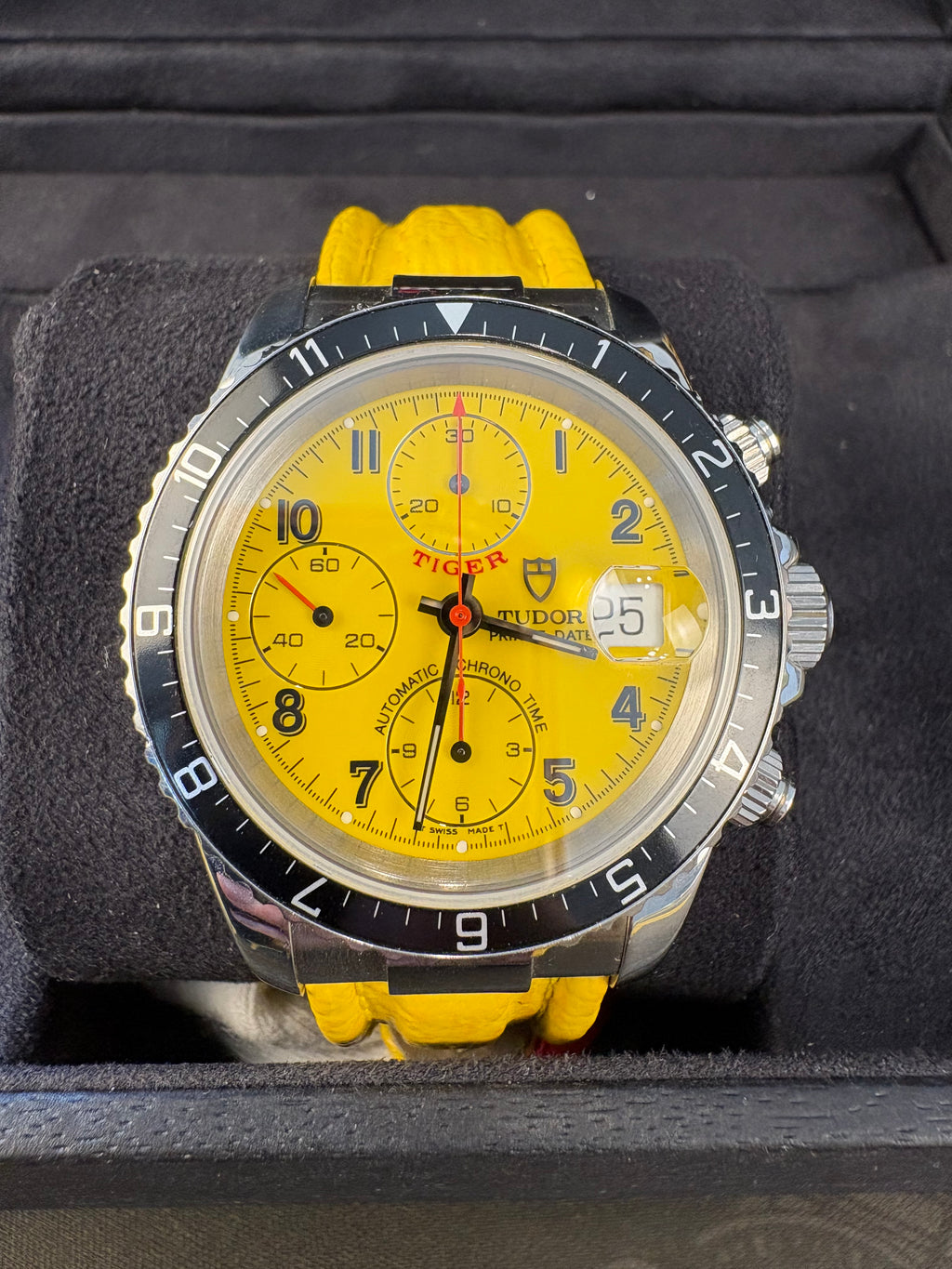 Tudor Prince Date Tiger Chronograph Ref. 79280 – Yellow Dial