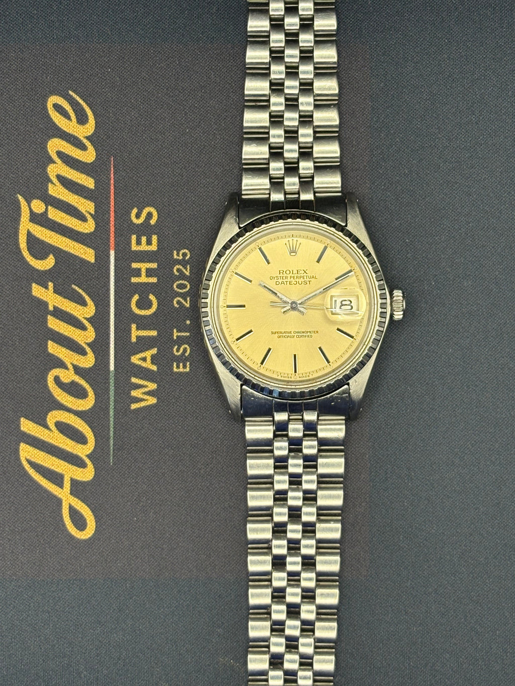 Rolex Datejust Ref. 1603 –  Tropical Patina Dial – 12M Warranty