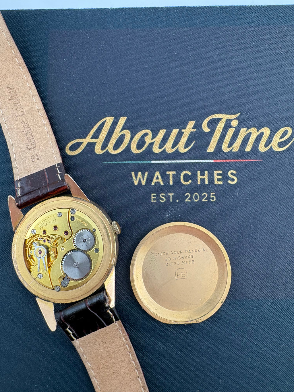 ZENITH VINTAGE 18K GOLD-FILLED 40 MICRON – FRESH SERVICE – c.1950s