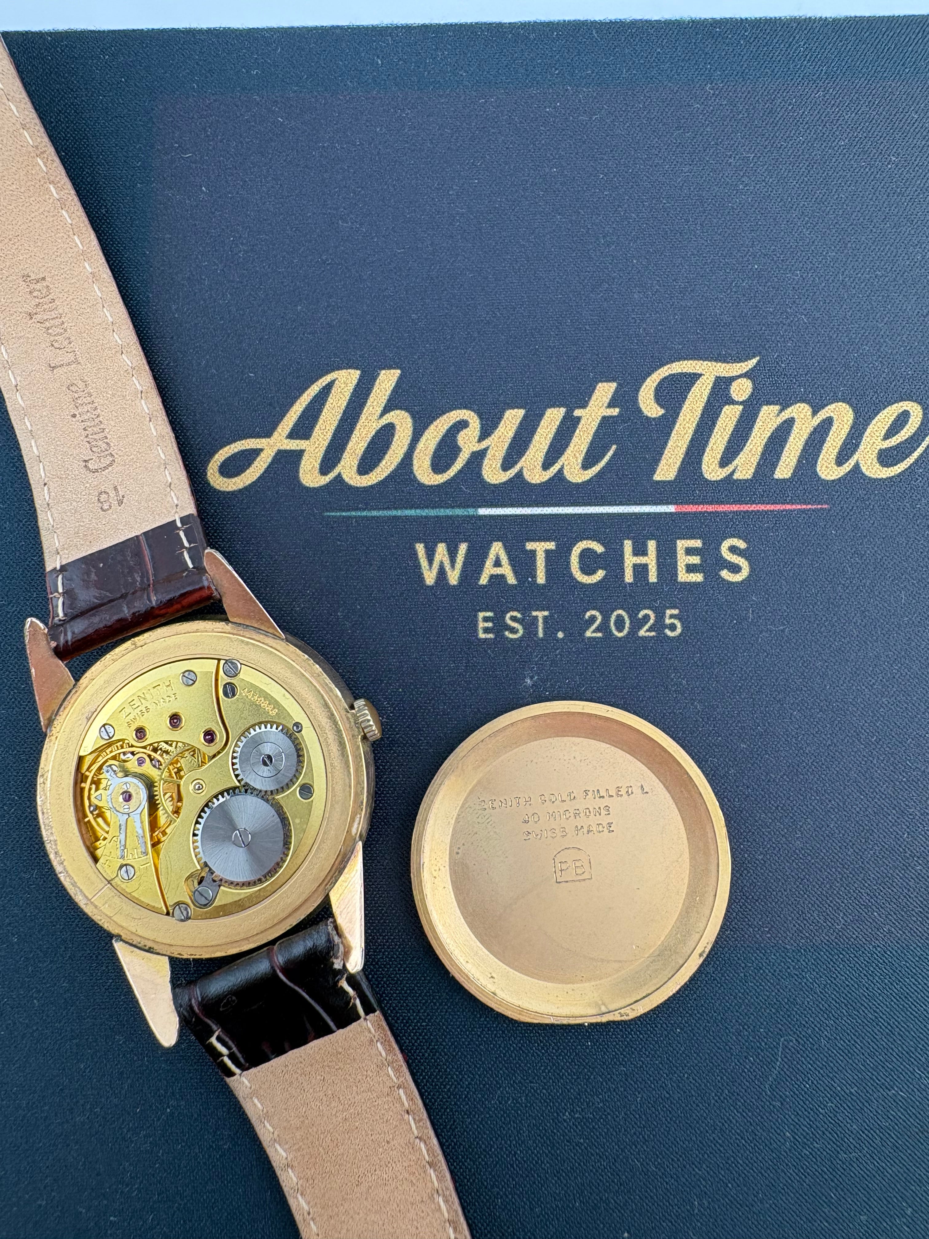 ZENITH VINTAGE 18K GOLD-FILLED 40 MICRON – FRESH SERVICE – c.1950s