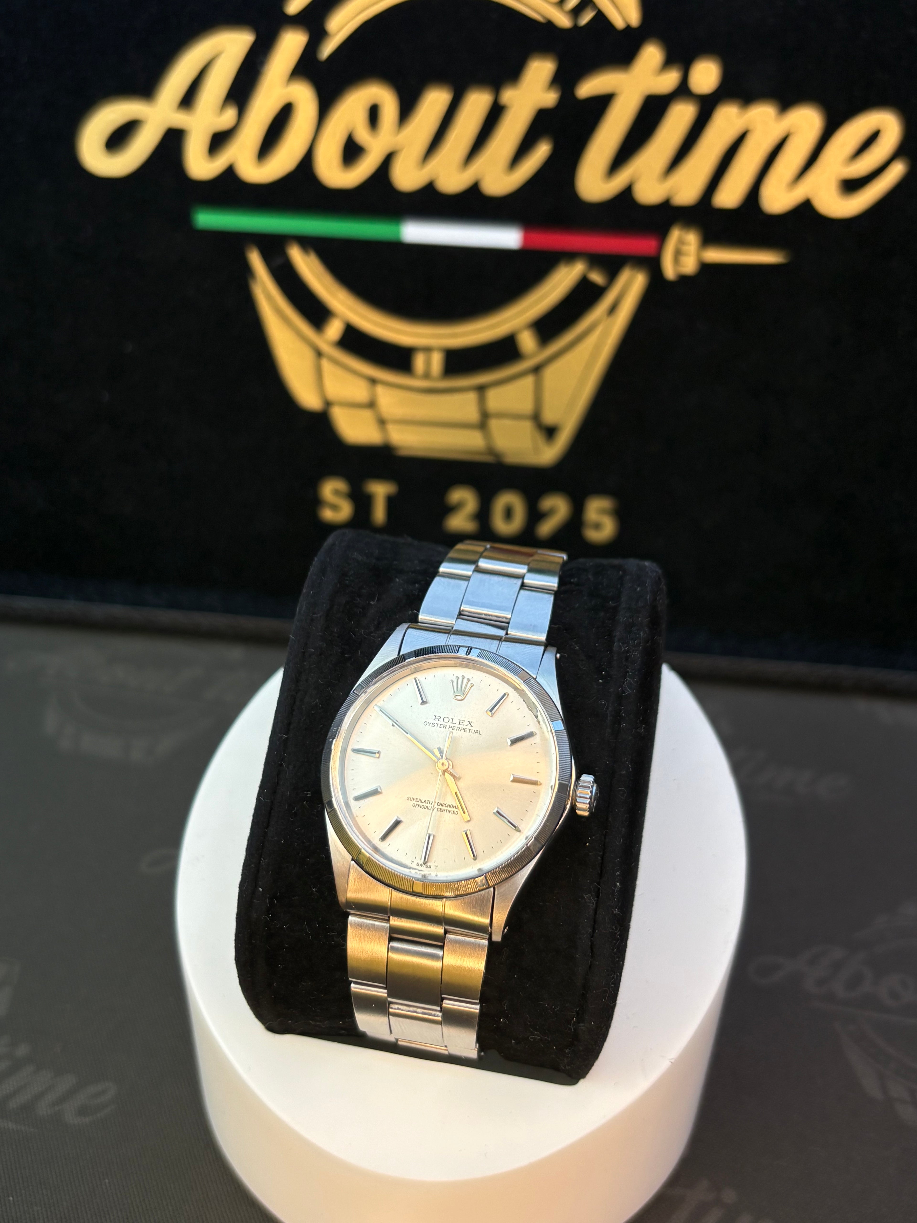 Rolex Oyster Perpetual Ref. 1003 Vintage 34mm | Calibre 1570 | Silver Dial | Original Oyster Bracelet