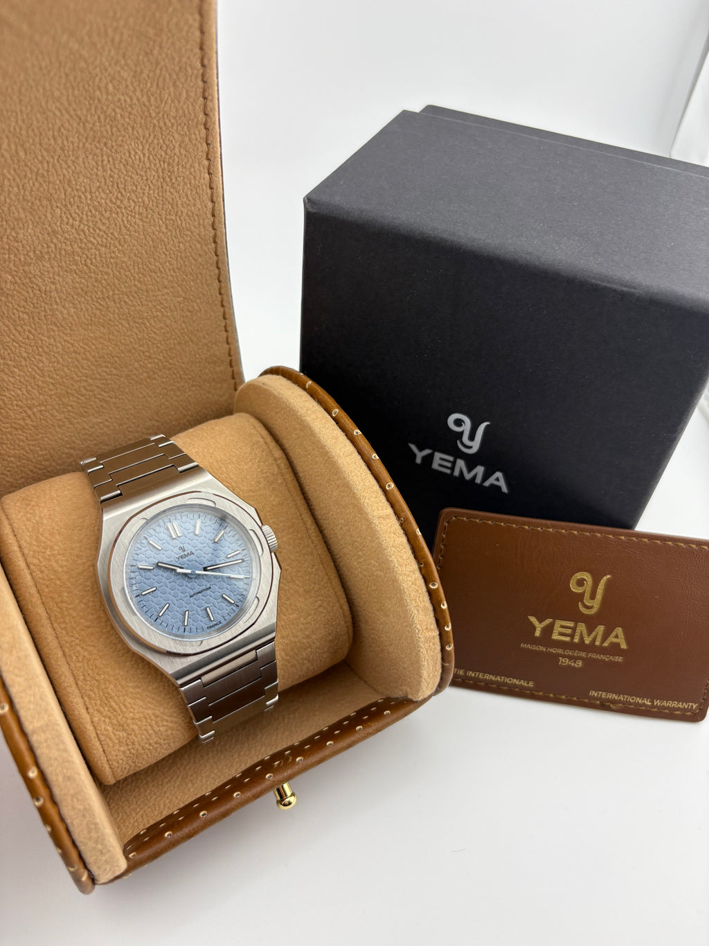 YEMA Urban Traveller “Glacier Blue” Automatic – Full Set – YEMA2000 |