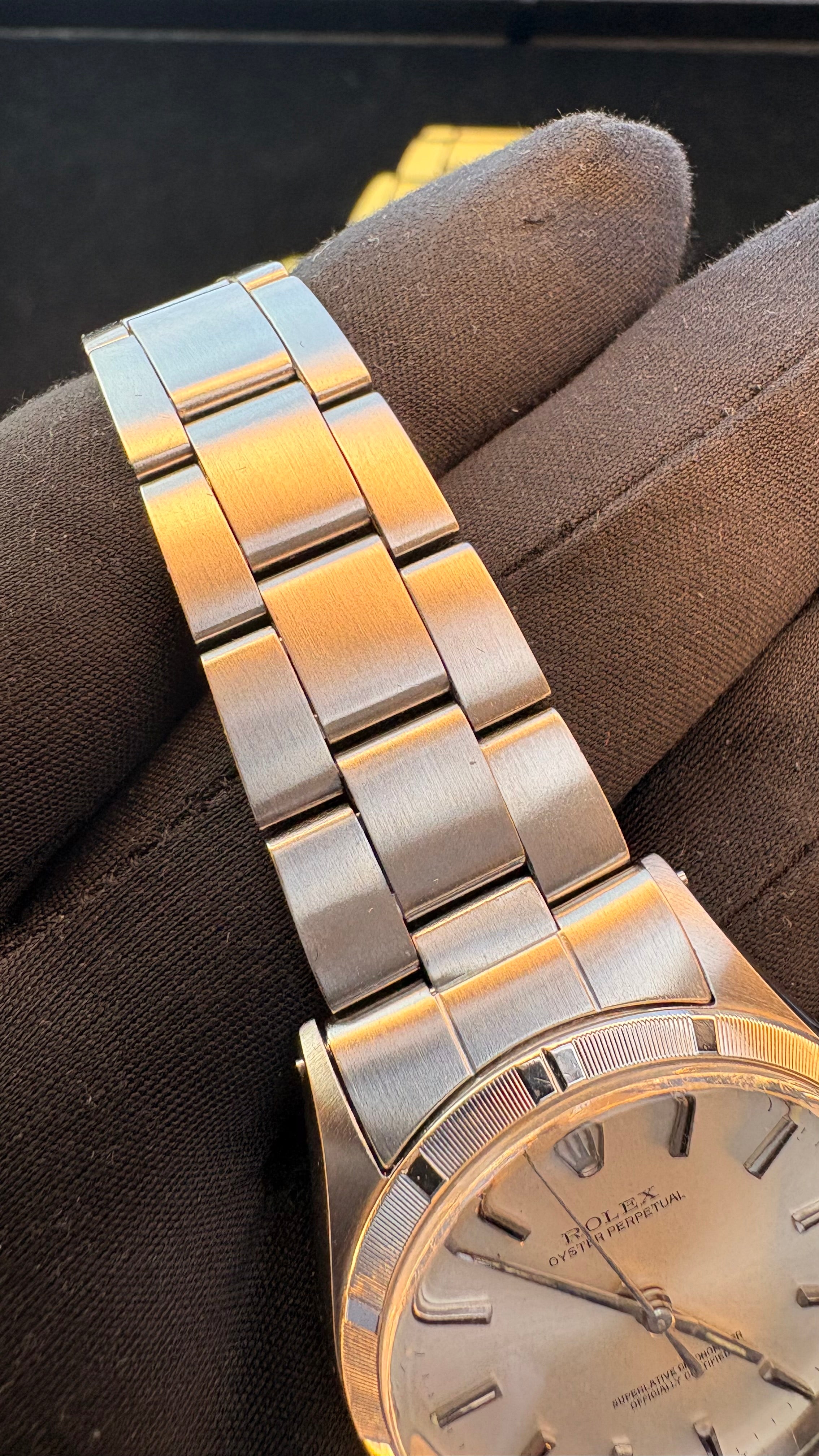 Rolex Oyster Perpetual Ref. 1003 Vintage 34mm | Calibre 1570 | Silver Dial | Original Oyster Bracelet