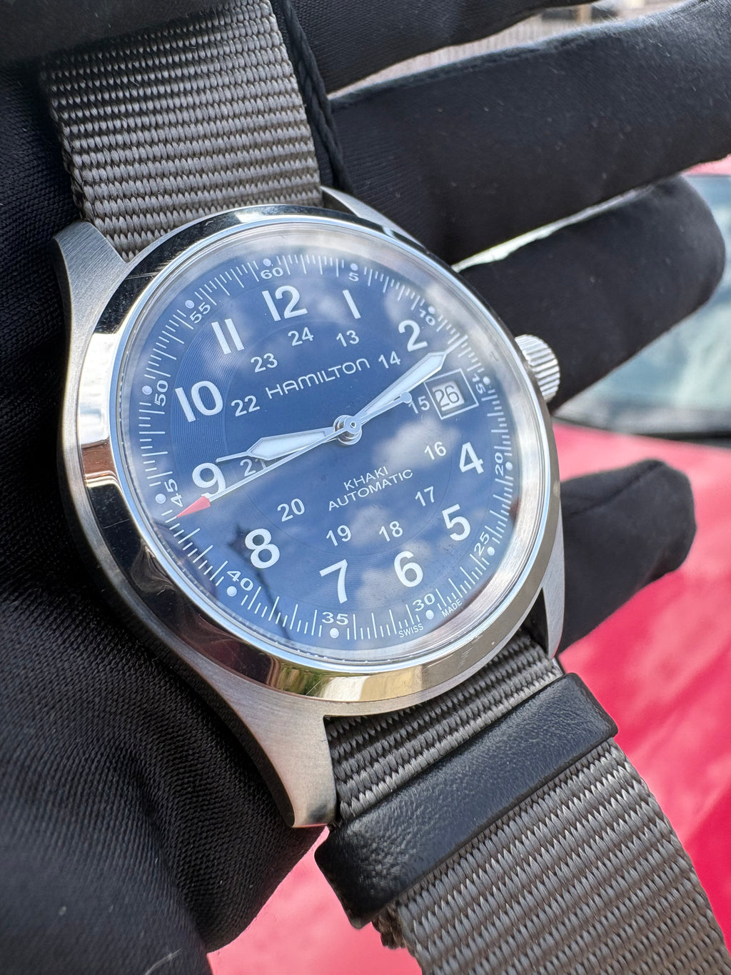 Hamilton Khaki Field Auto H70455940 – Full Set – 2026 Purchase – Like New