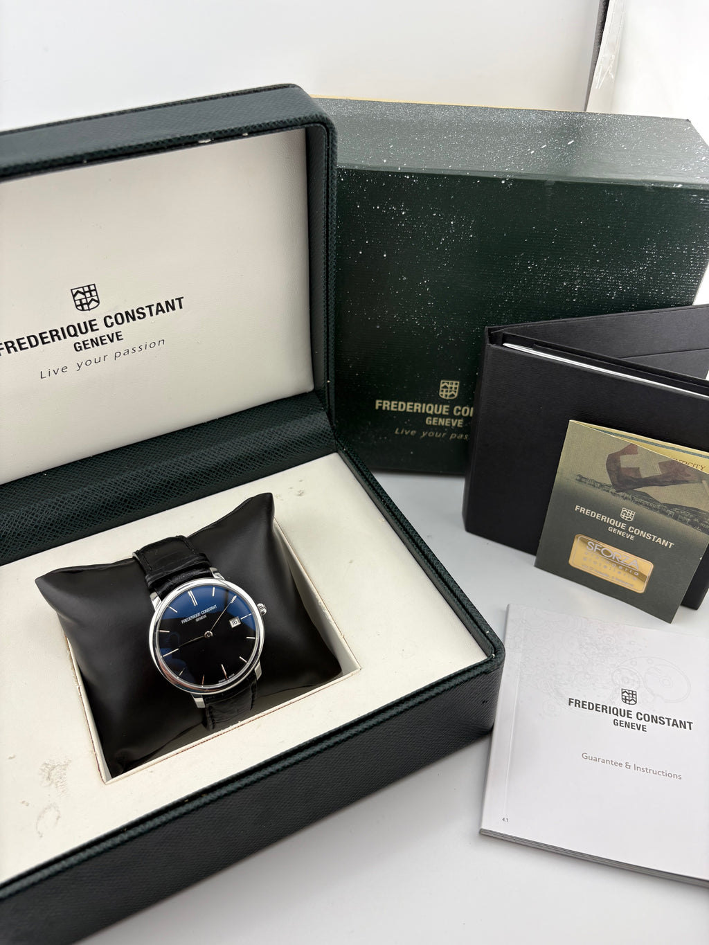 Frederique Constant Slimline FC-306G4S6 Automatic Watch Full Set