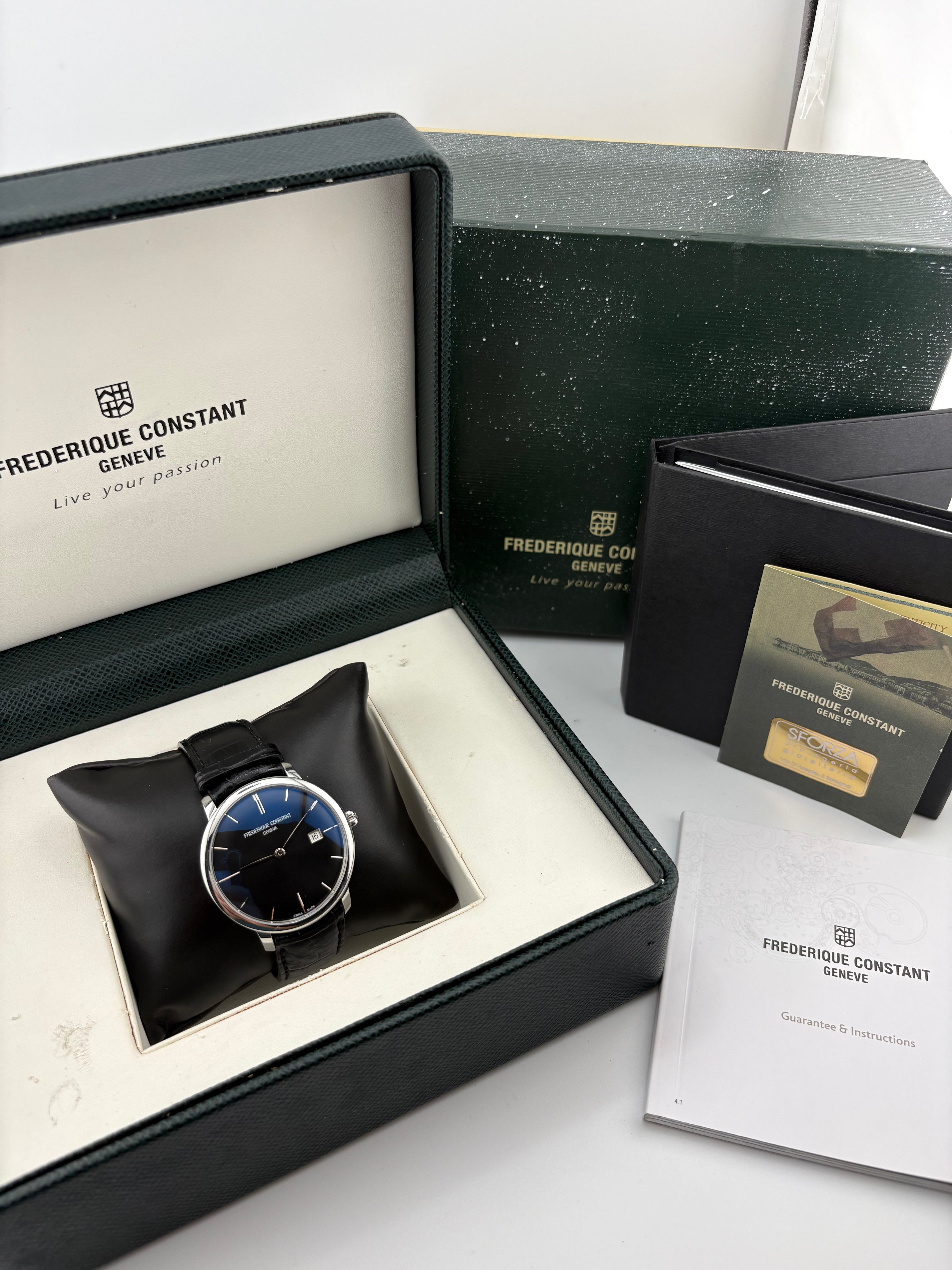 Frederique Constant Slimline FC-306G4S6 Automatic Watch Full Set