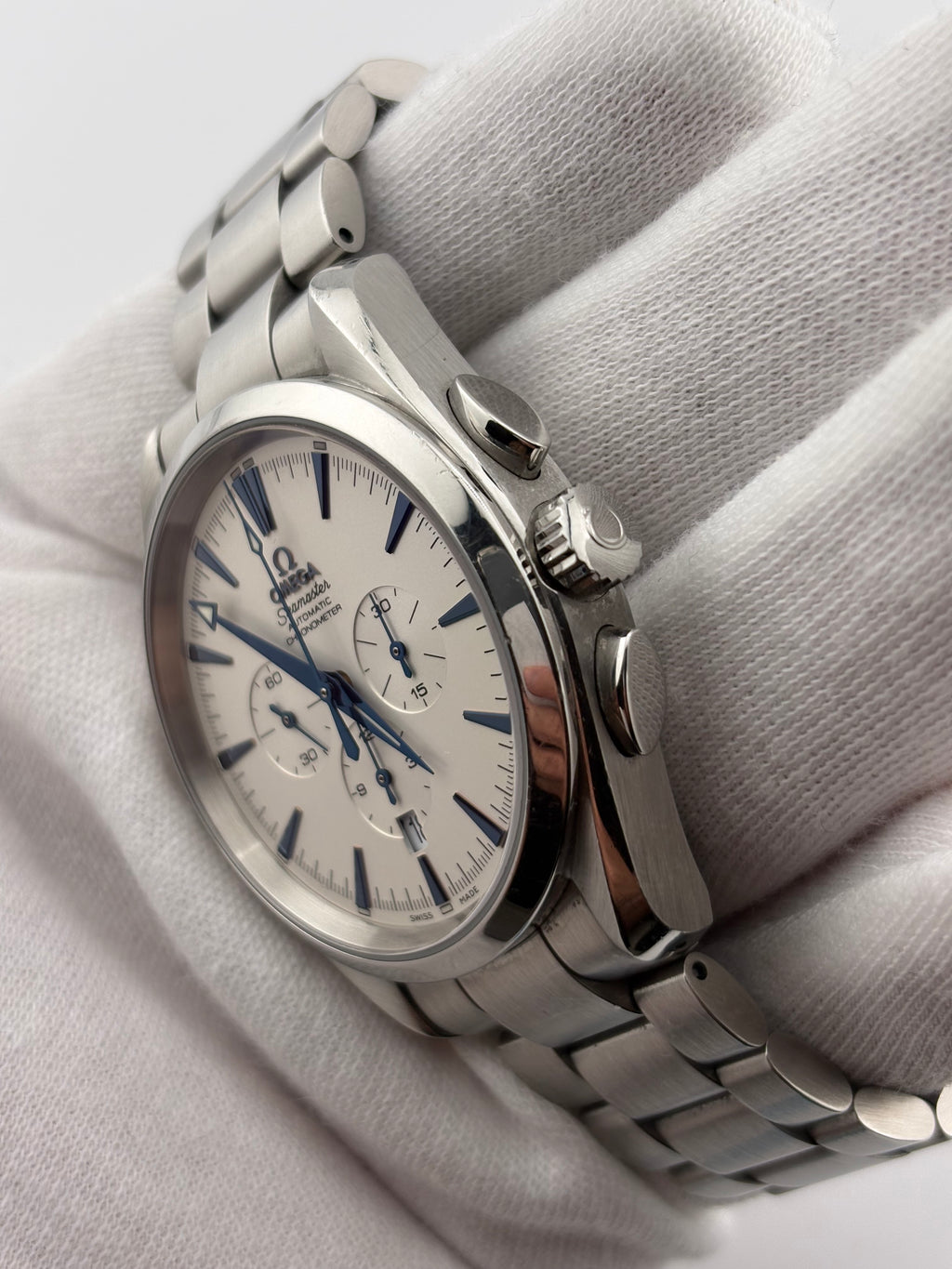 Omega Seamaster Aqua Terra Chronograph Ref. 2512.30.00 – Caliber 3301 –2006 Full set