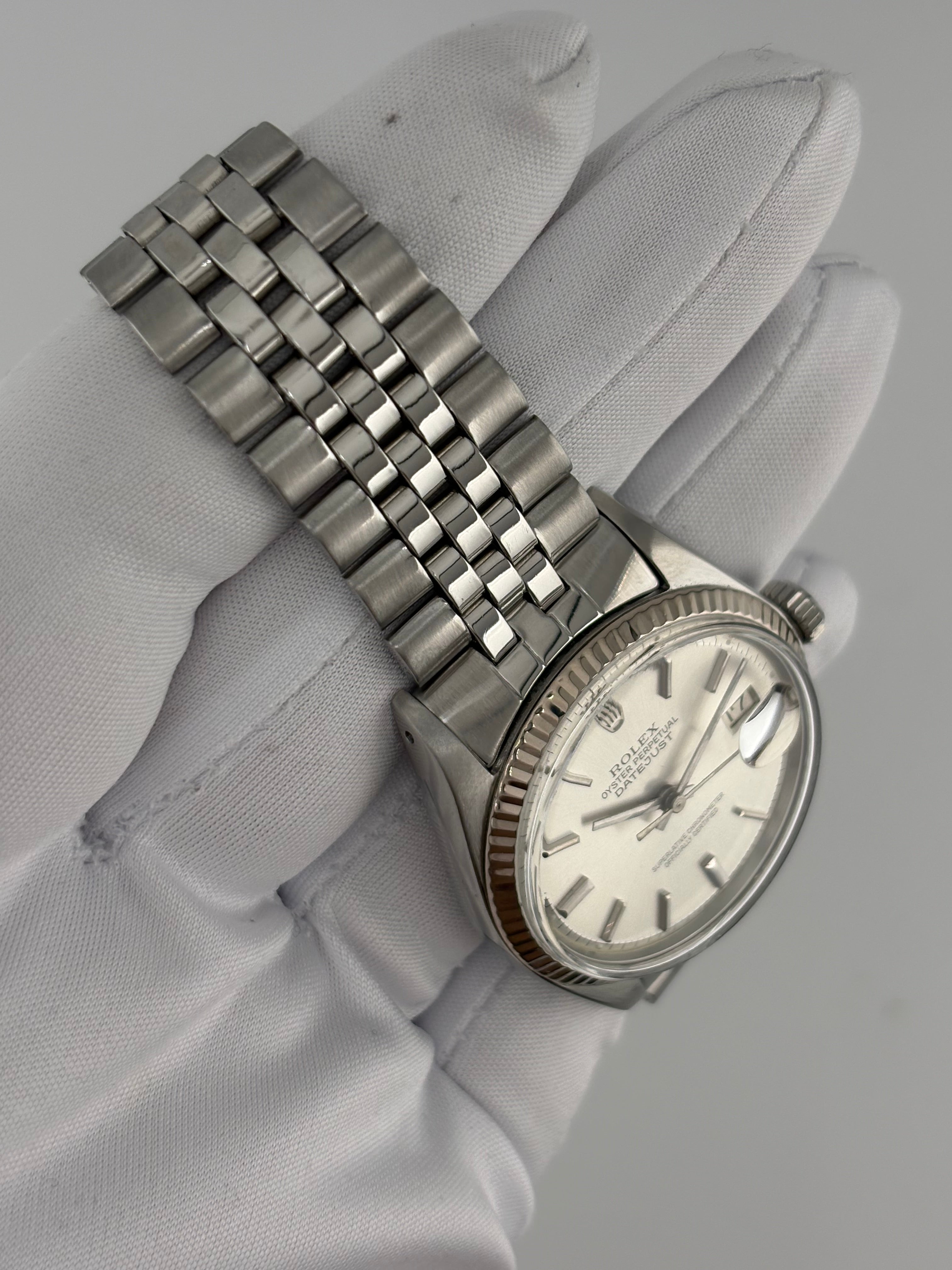 DATEJUST 1601 – WHITE GOLD BEZEL – FRESH SERVICE – 1 YEAR WARRANTY