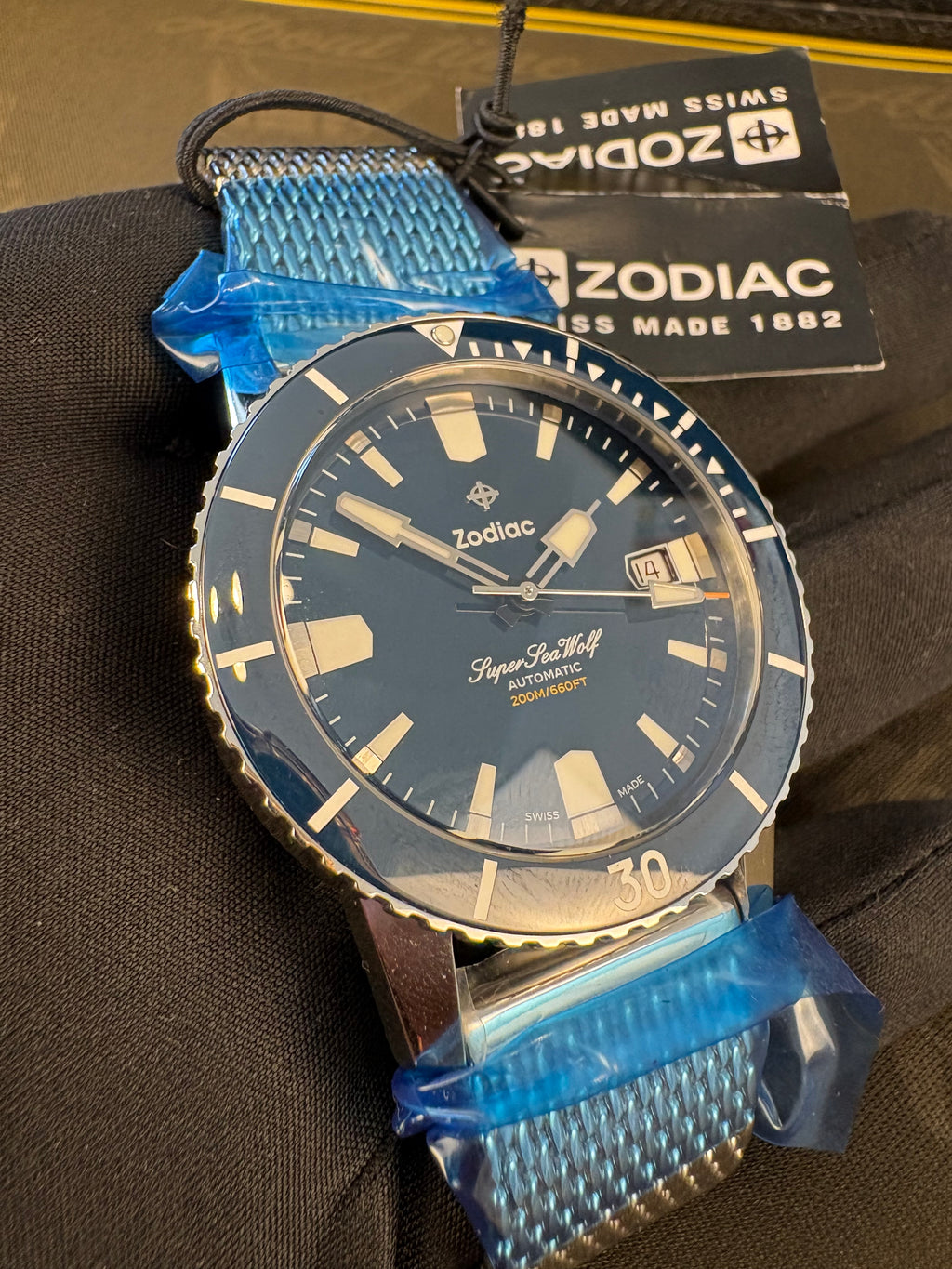 Brand New Zodiac Super Sea Compression Diver Automatic Ref. ZO9320 | Full Set | NOS