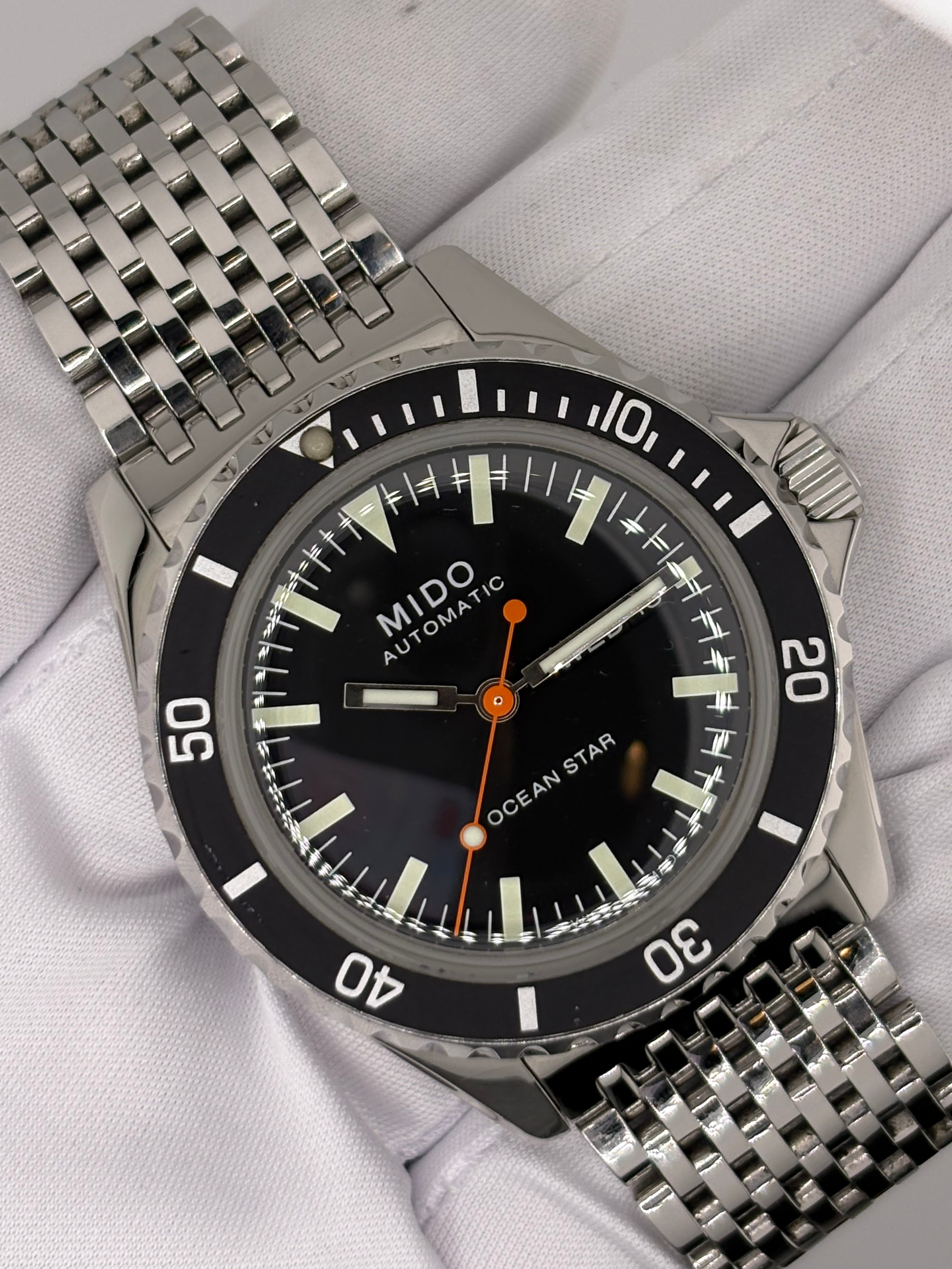 🔹 Mido Ocean Star Tribute Diver 200M Calibre 80 Auto – Full Set