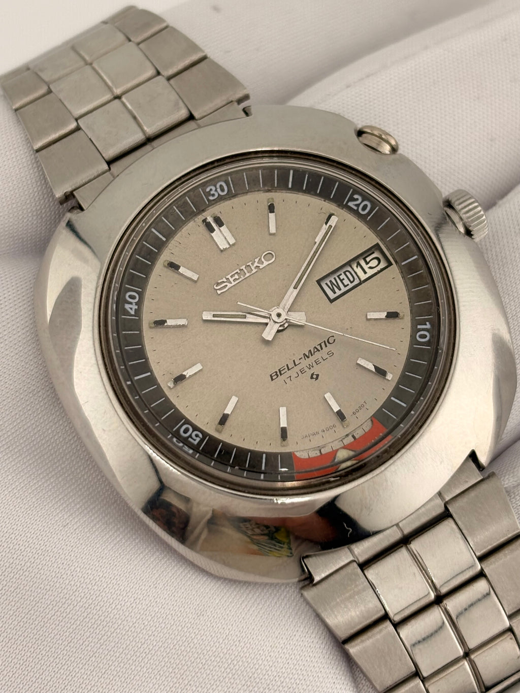 Seiko Bell-Matic 4006-6000 – 1969 Vintage Alarm Watch