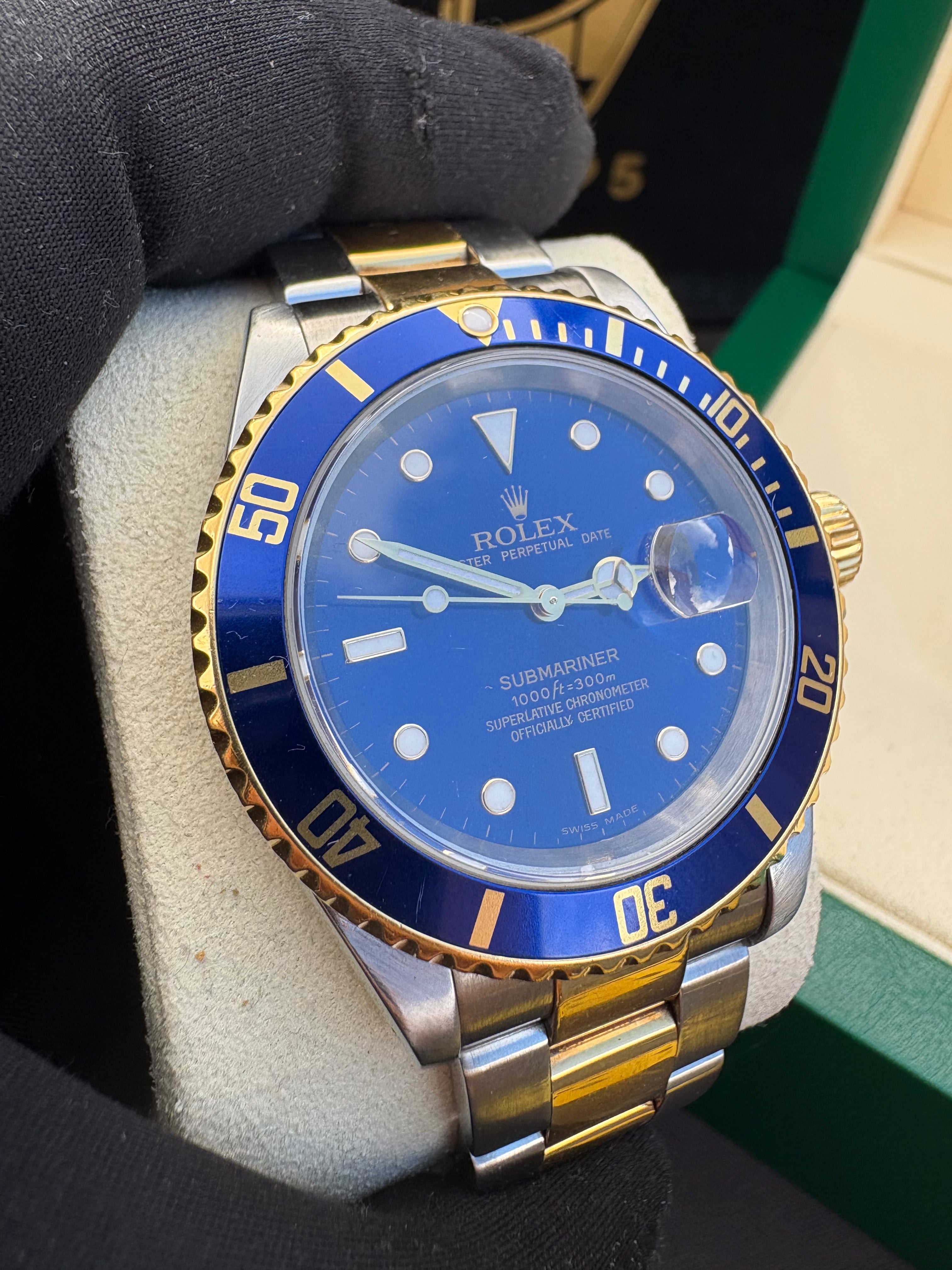 Rolex Submariner Date 16613 “Bluesy” (2002 Y-Serial) |