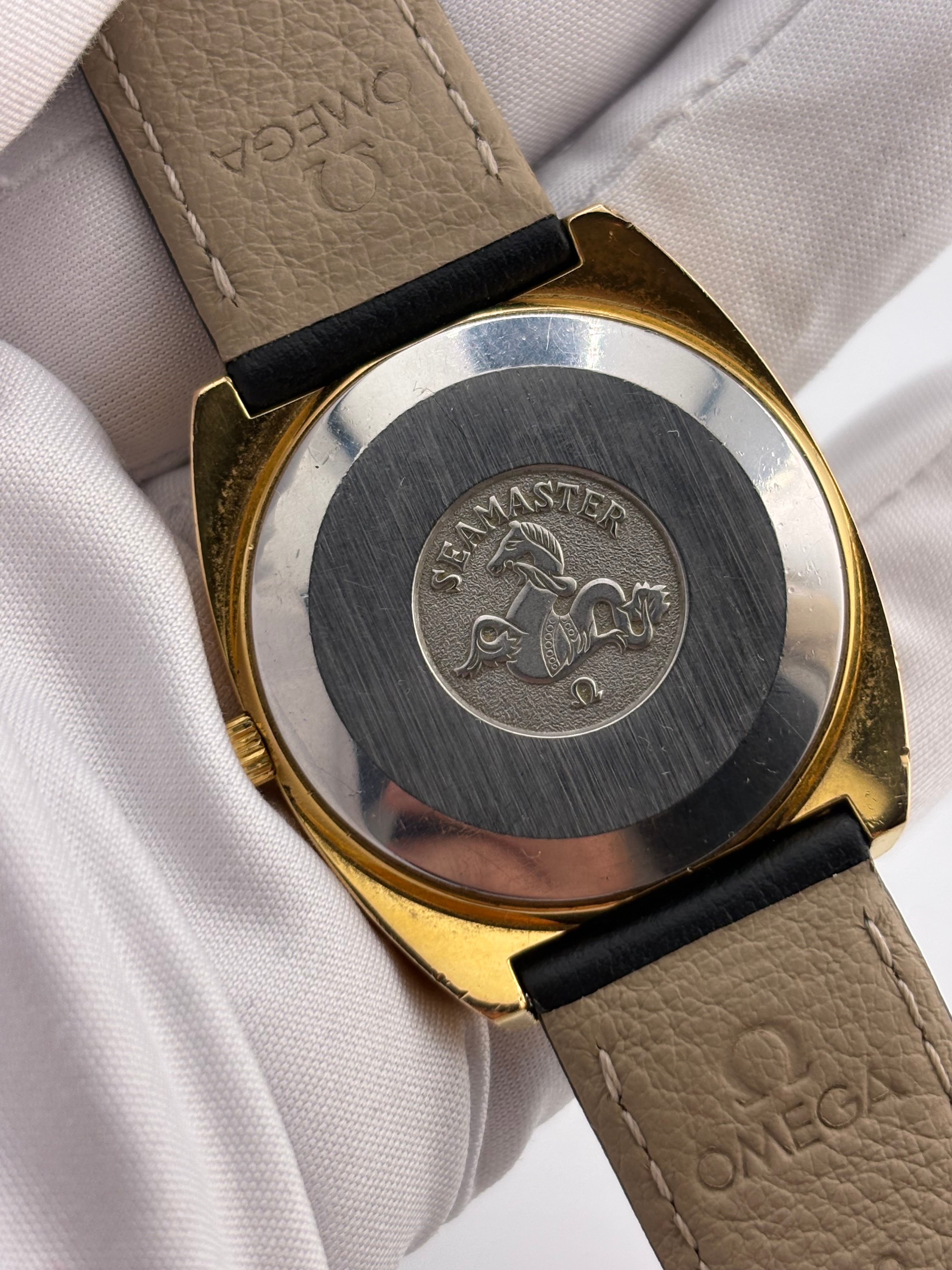 Omega Seamaster 166.0211 Automatic Cal.1020 Gold Plated 20μ Day Date Vintage