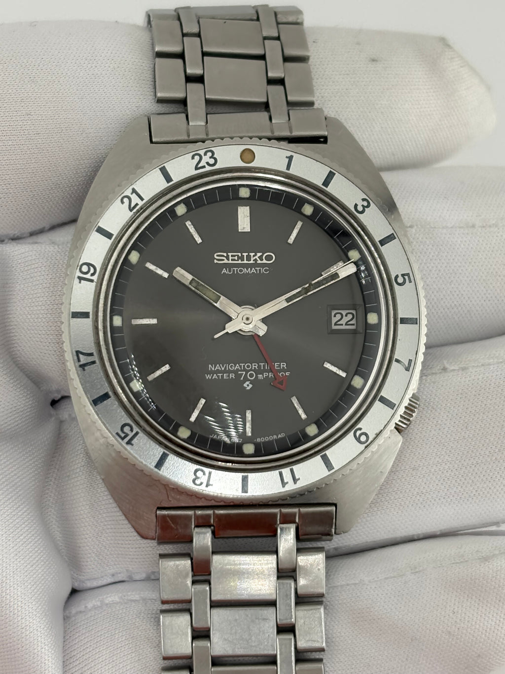 Seiko Navigator Timer 6117-8000 GMT 1968 Vintage Automatic Watch 🔥