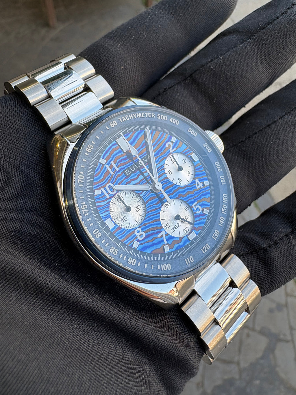 Bulova Lunar Pilot Timascus Chronograph Ref. 98A329