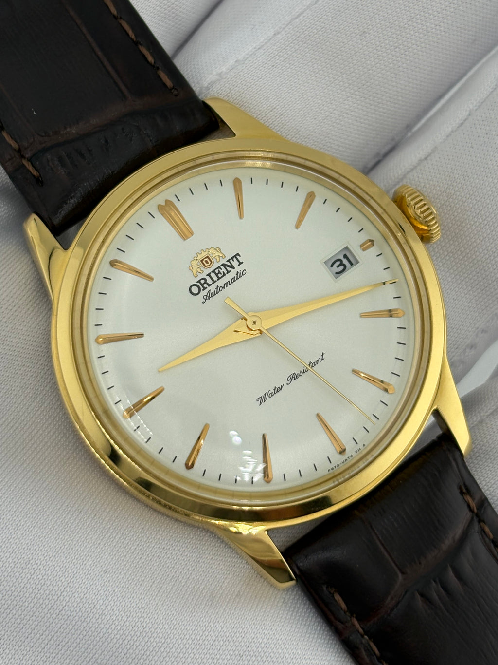 Orient Bambino Automatic Gold 38mm | Full Set