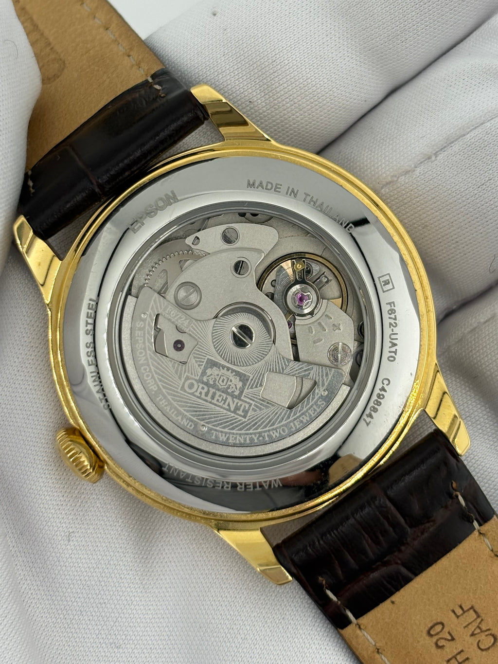 Orient Bambino Automatic Gold 38mm | Full Set