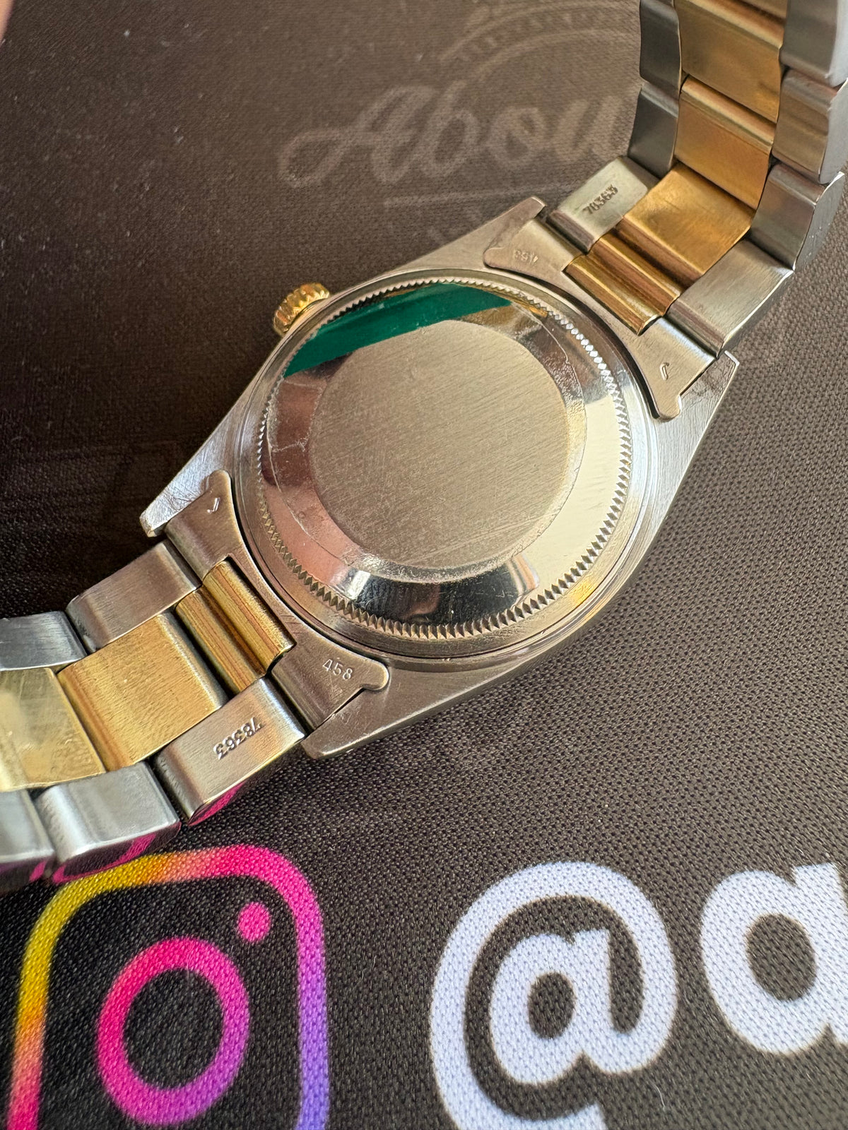 Rolex Datejust 16013 36mm “Buckley Dial” – 18ct Gold & Steel – Box – c.1982
