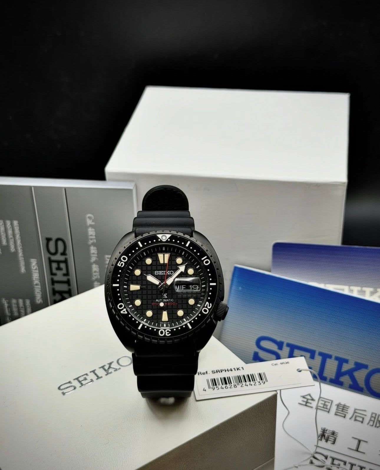 Seiko Prospex Turtle Black Limited Edition – Ref. SRPH41K1