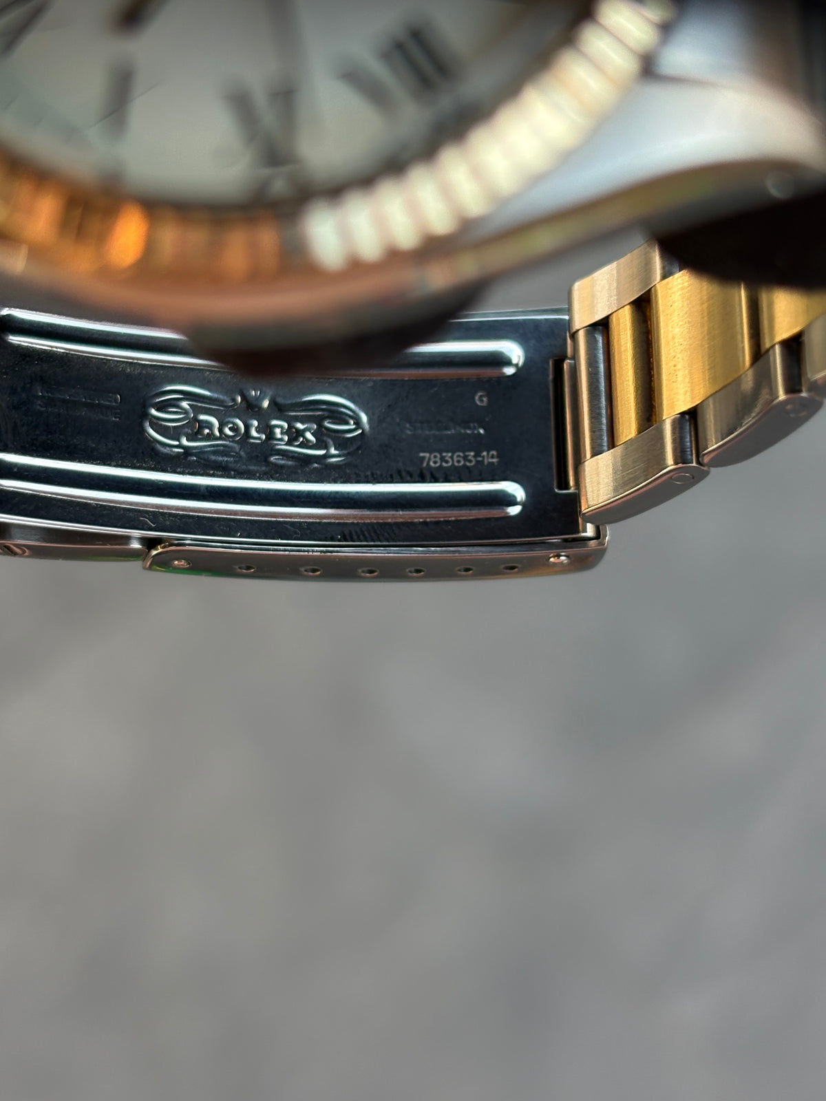 Rolex Datejust 16013 36mm “Buckley Dial” – 18ct Gold & Steel – Box – c.1982