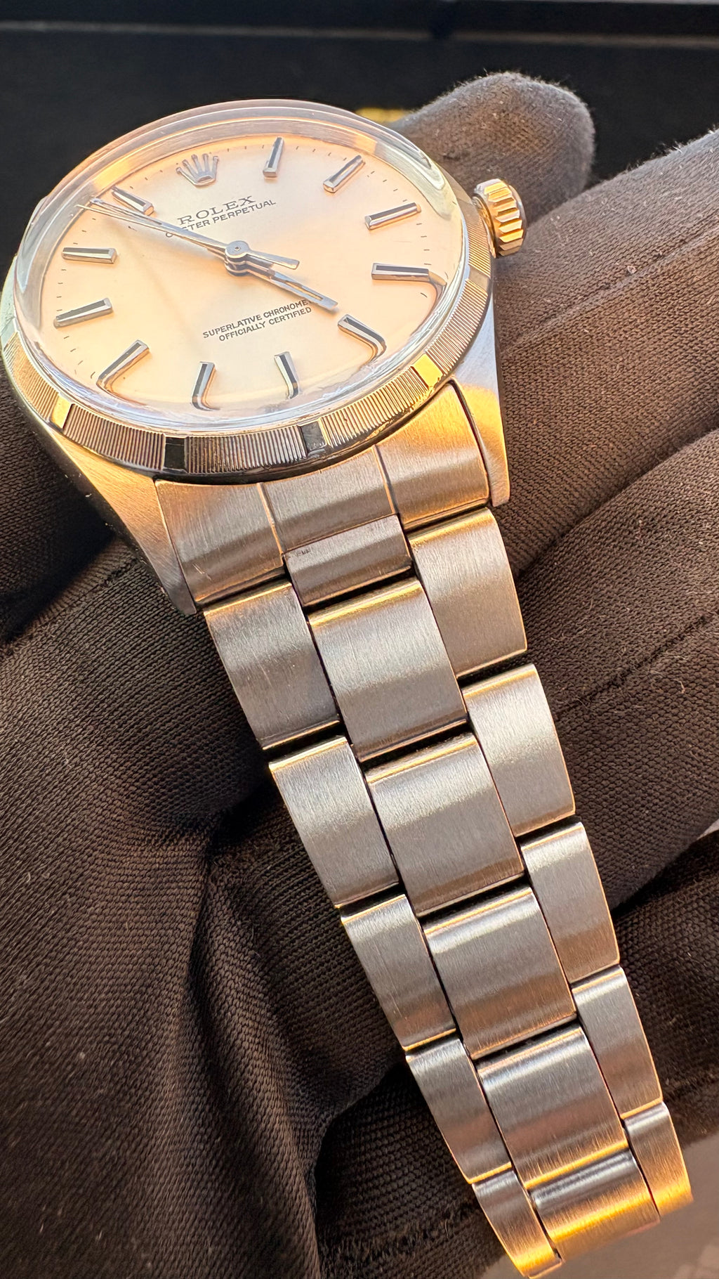 Rolex Oyster Perpetual Ref. 1003 Vintage 34mm | Calibre 1570 | Silver Dial | Original Oyster Bracelet
