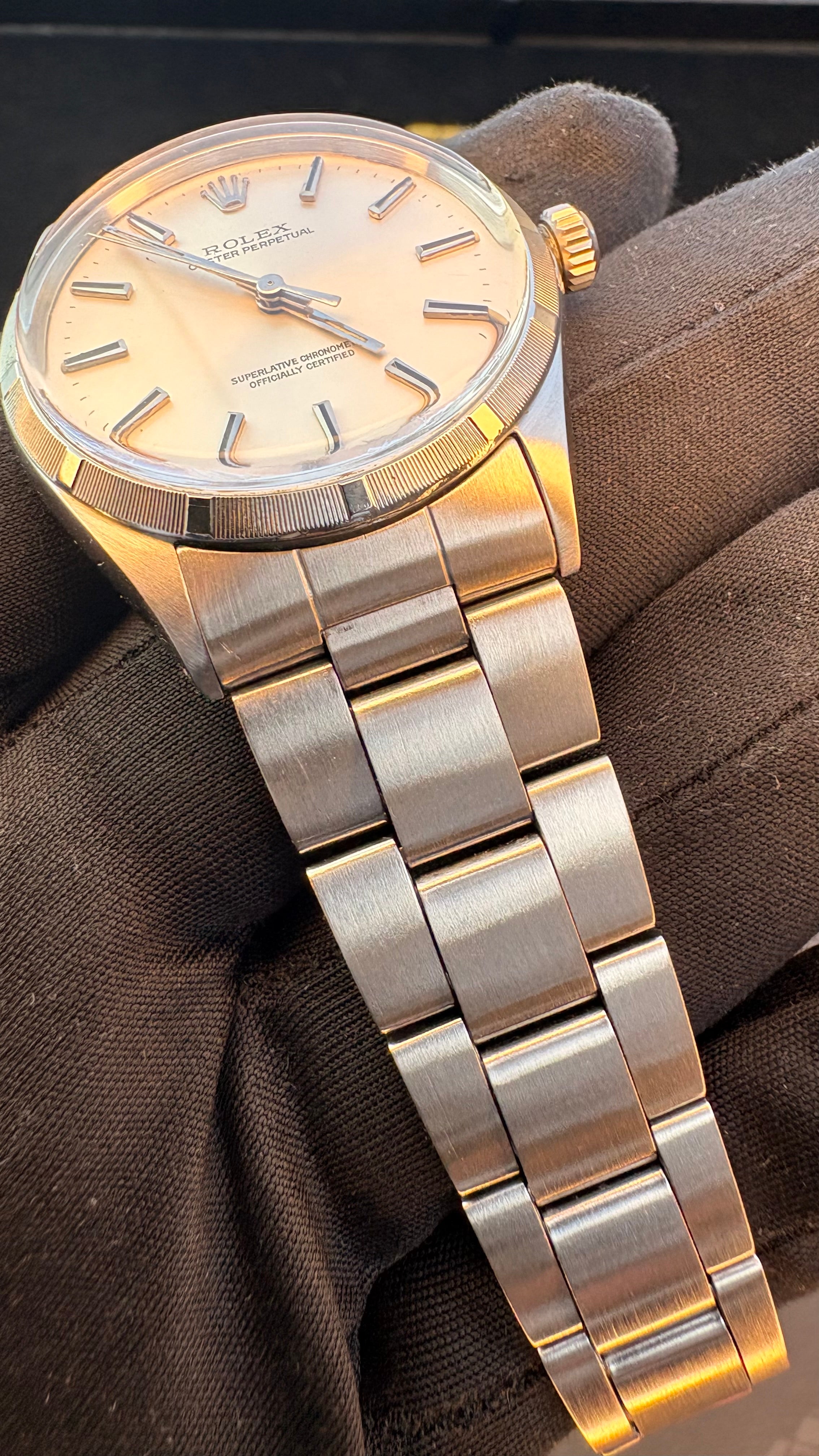Rolex Oyster Perpetual Ref. 1003 Vintage 34mm | Calibre 1570 | Silver Dial | Original Oyster Bracelet