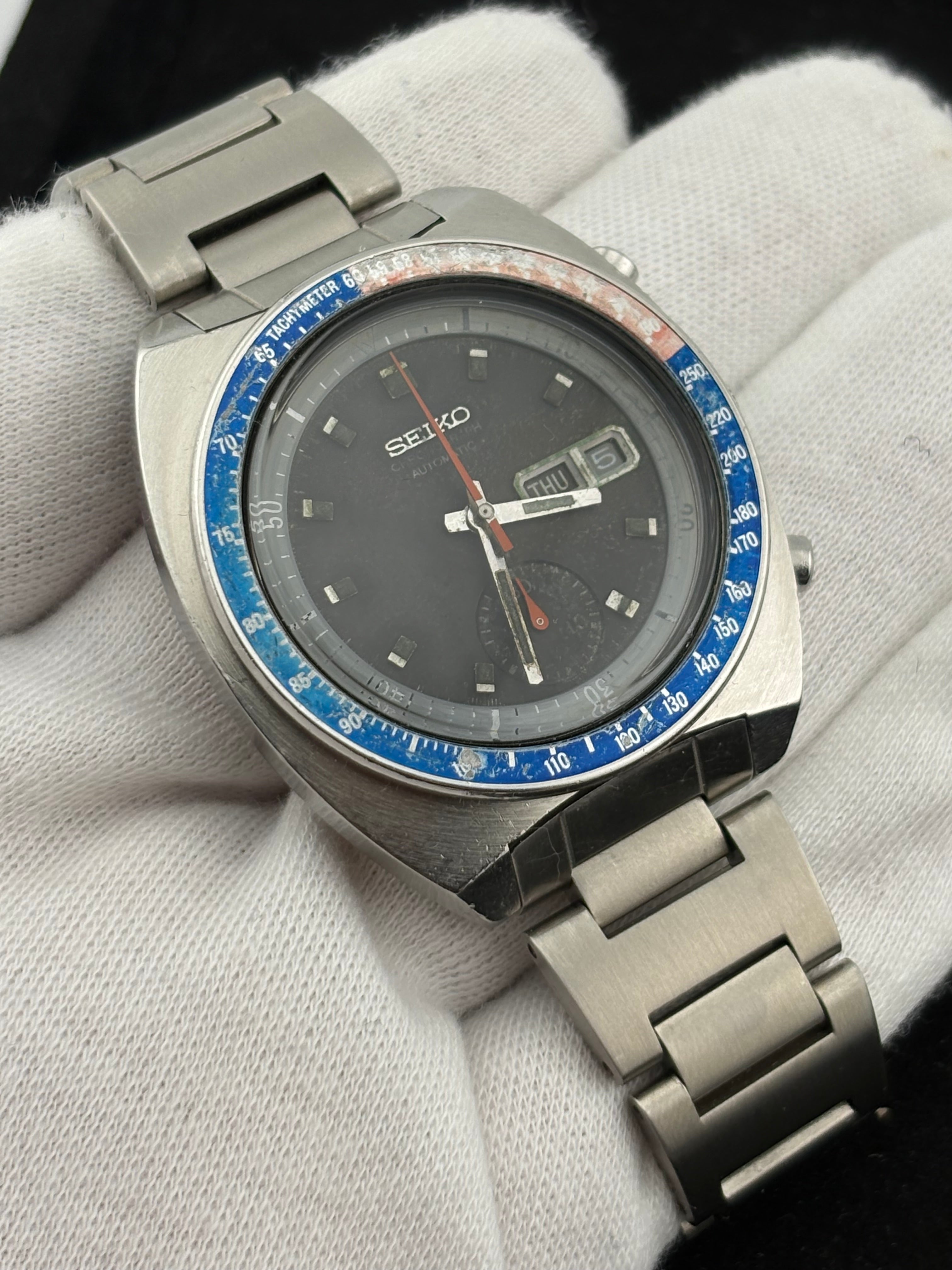 🚀Seiko 6139-6002 “Cevert” Pogue April 1974 Full Set Serviced