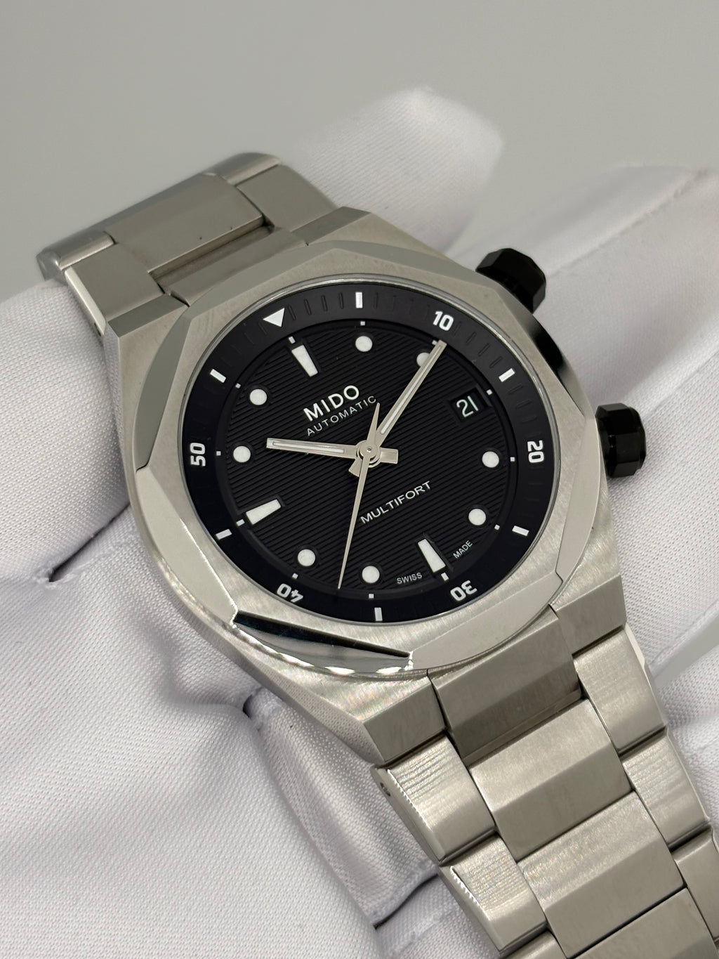 ✨ MIDO MULTIFORT TWO CROWNS – Ref. M047.507.11.051.00 –