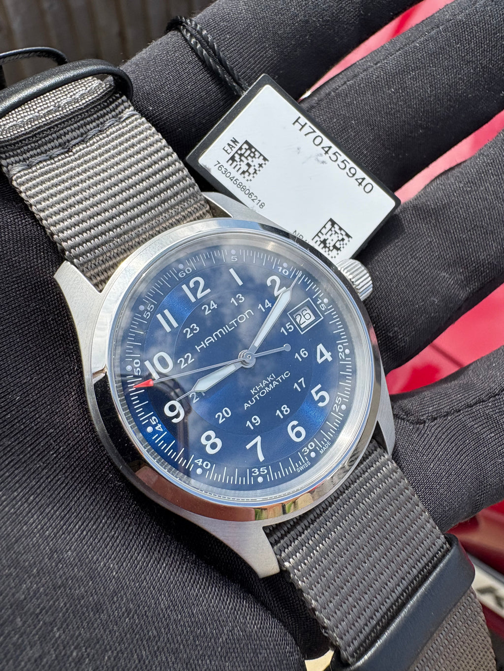 Hamilton Khaki Field Auto H70455940 – Full Set – 2026 Purchase – Like New