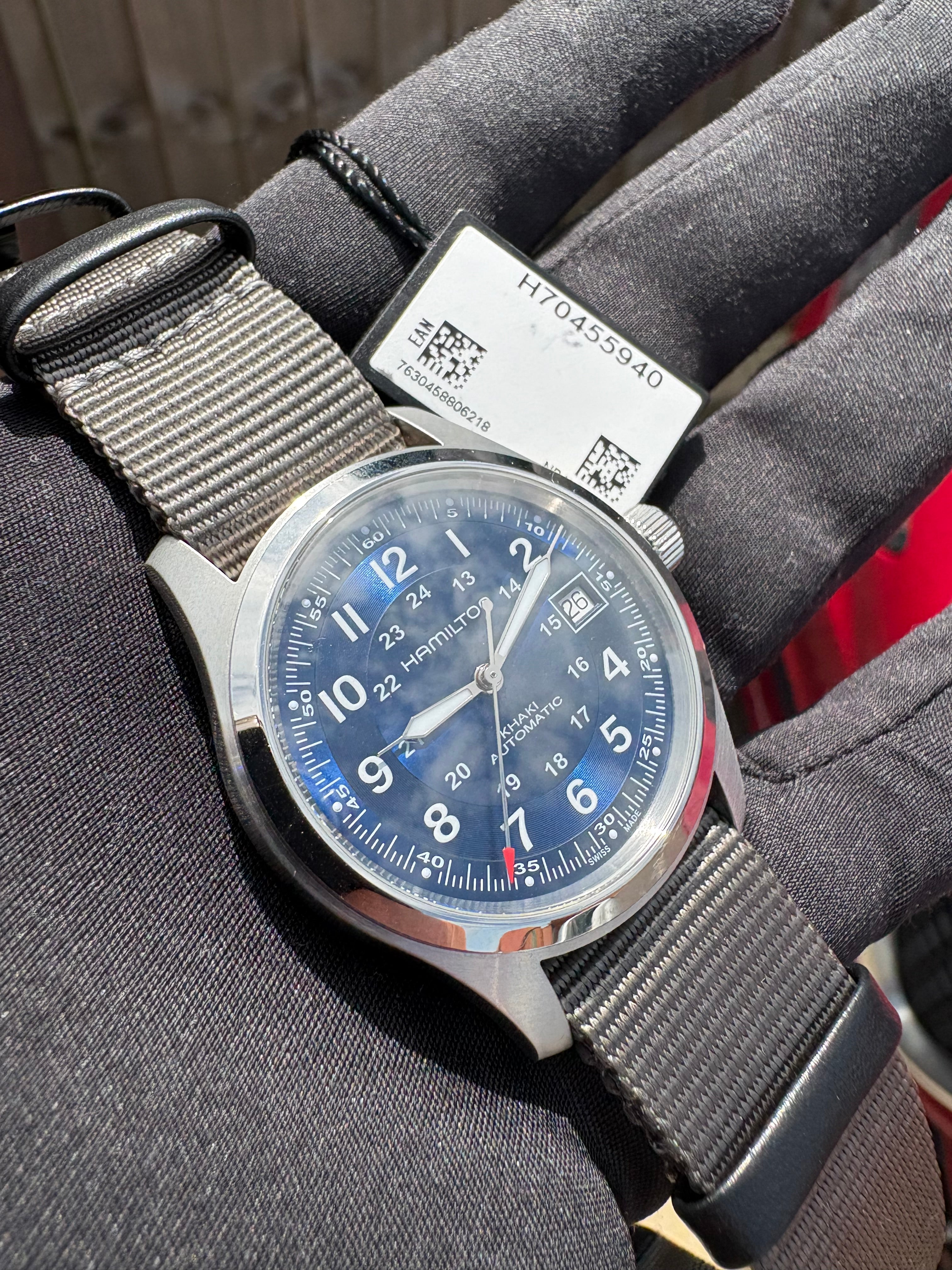 Hamilton Khaki Field Auto H70455940 – Full Set – 2026 Purchase – Like New