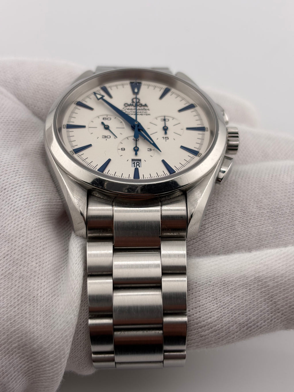 Omega Seamaster Aqua Terra Chronograph Ref. 2512.30.00 – Caliber 3301 –2006 Full set