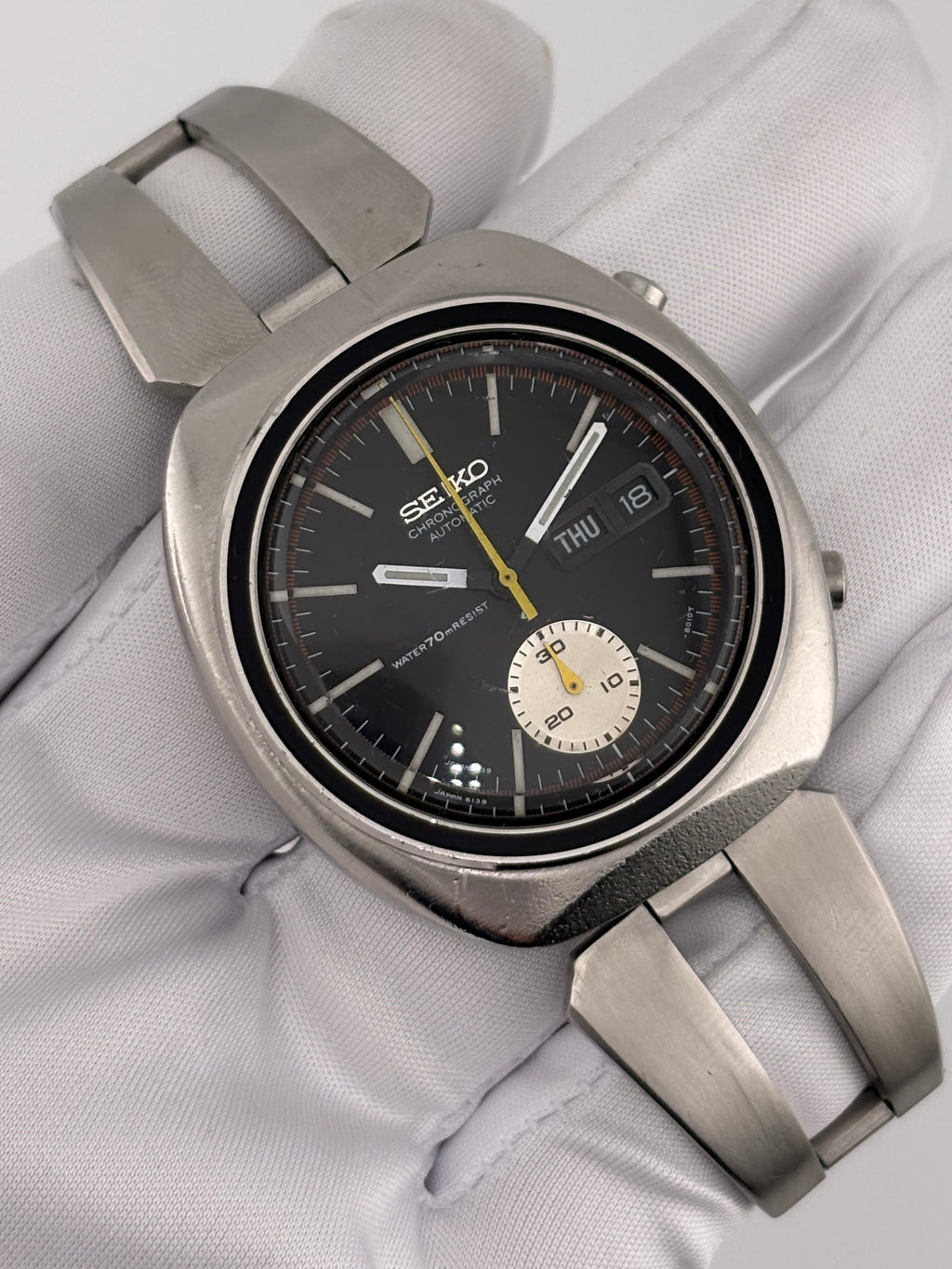 🇯🇵 Seiko 6139-8002 Automatic Chronograph – Vintage Japan