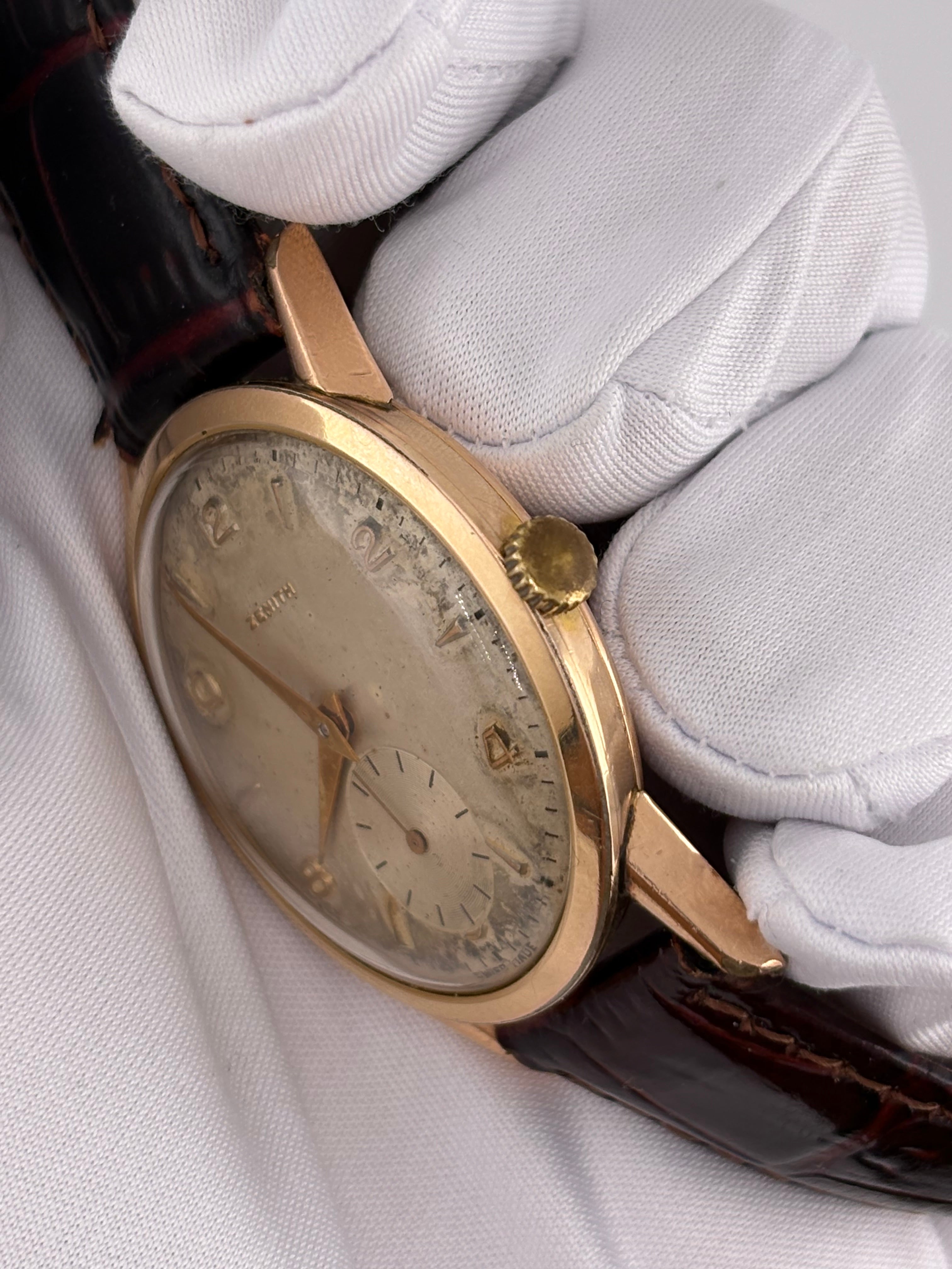 ZENITH VINTAGE 18K GOLD-FILLED 40 MICRON – FRESH SERVICE – c.1950s