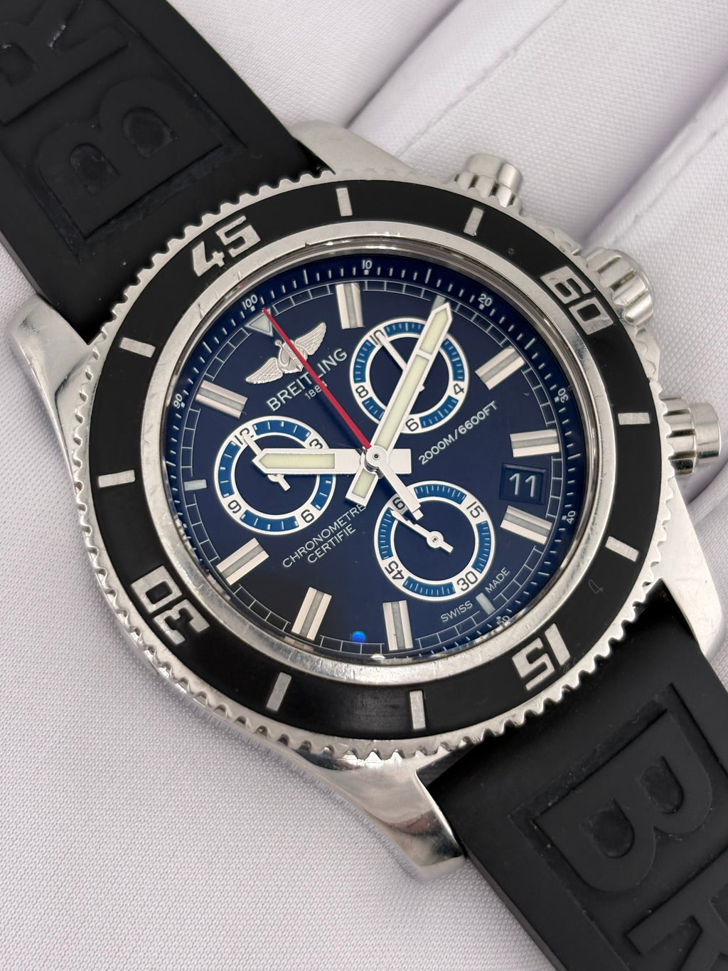 Breitling Superocean Chronograph M2000 A73310A8 46mm Full Set COSC 2012