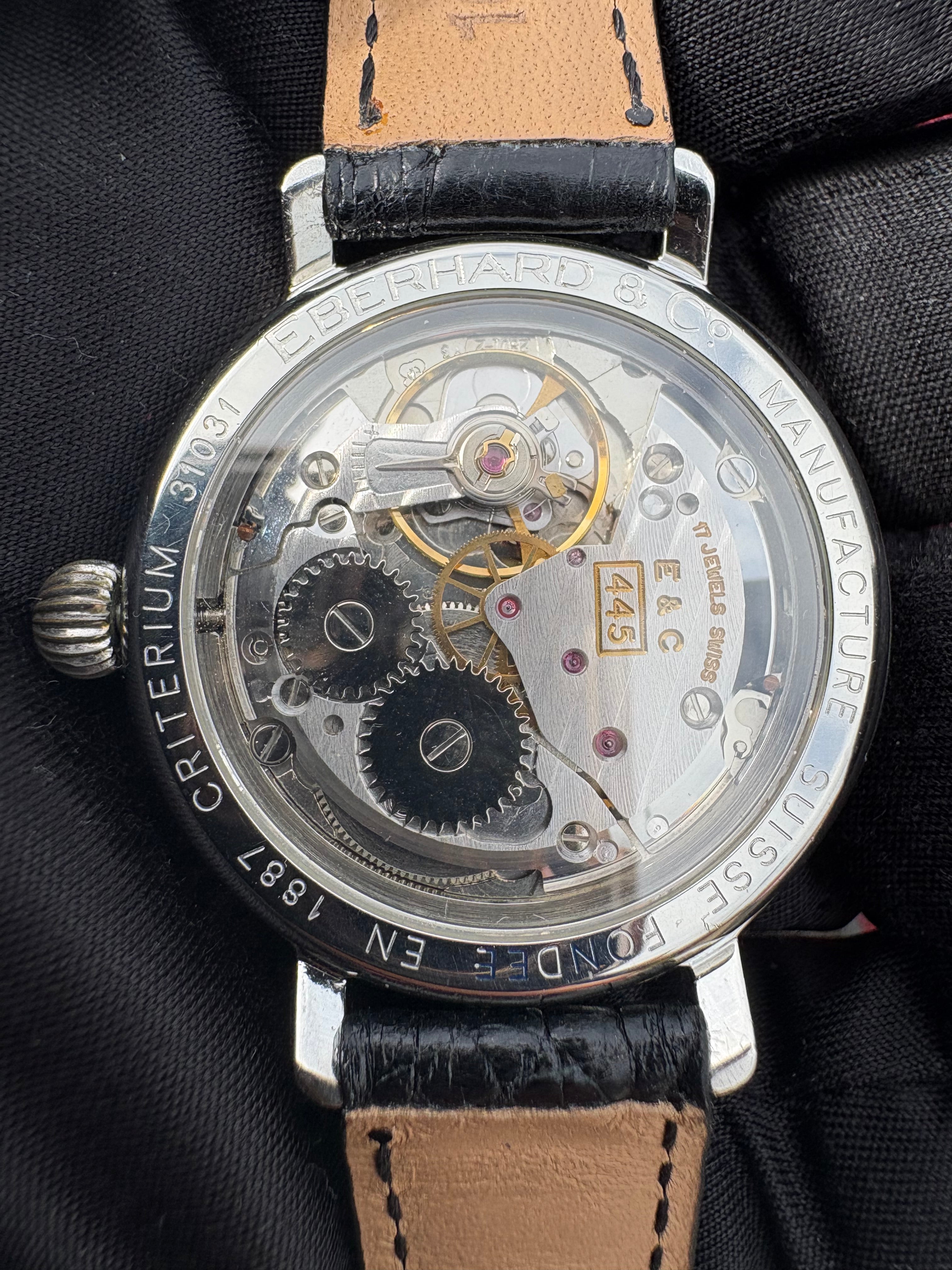 Eberhard & Co. Criterium Ref. 31031 – Manual Wind – Freshly Serviced – Original Box