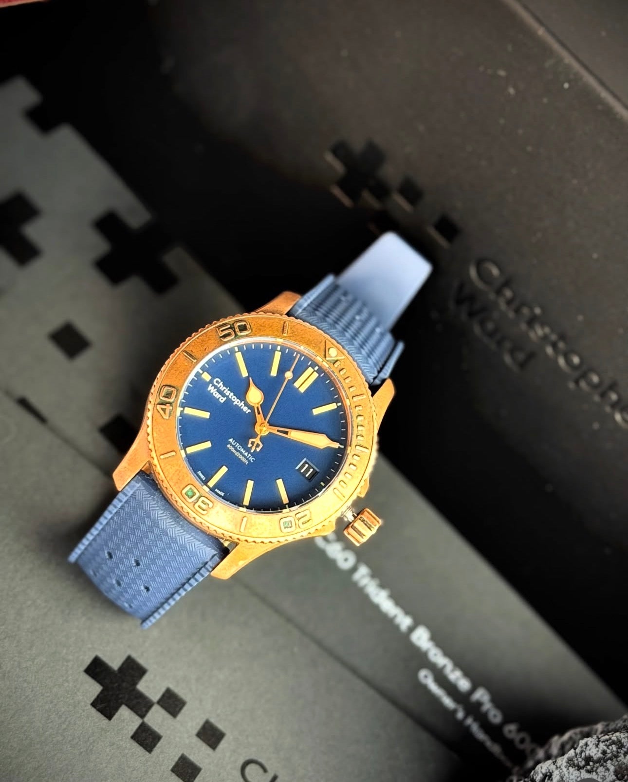Christopher Ward C60 Trident Bronze Pro 600 – Automatic Dive Watch