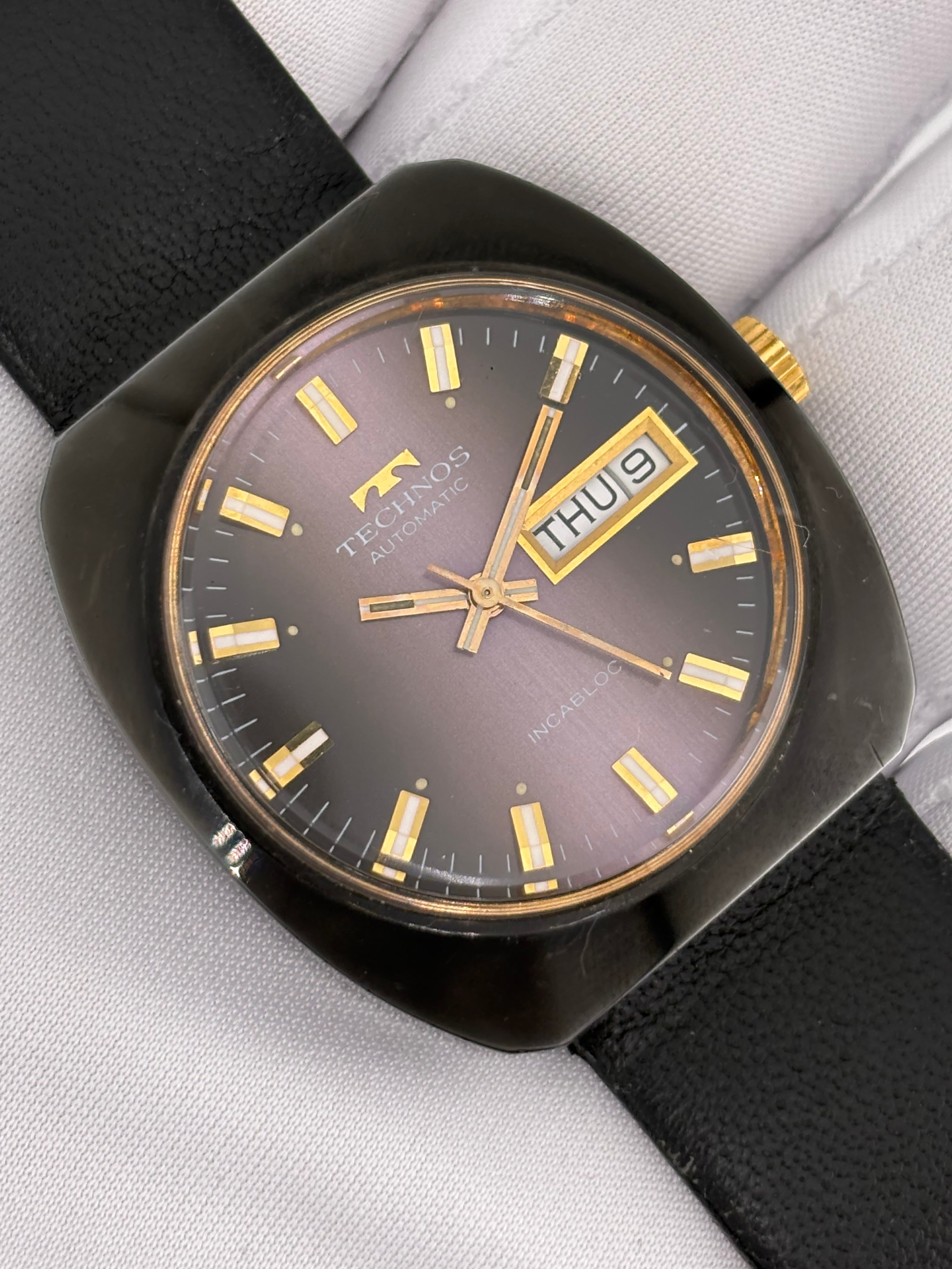TECHNOS Automatic “Incabloc” Ref. 30713 – 1970s Swiss Vintage