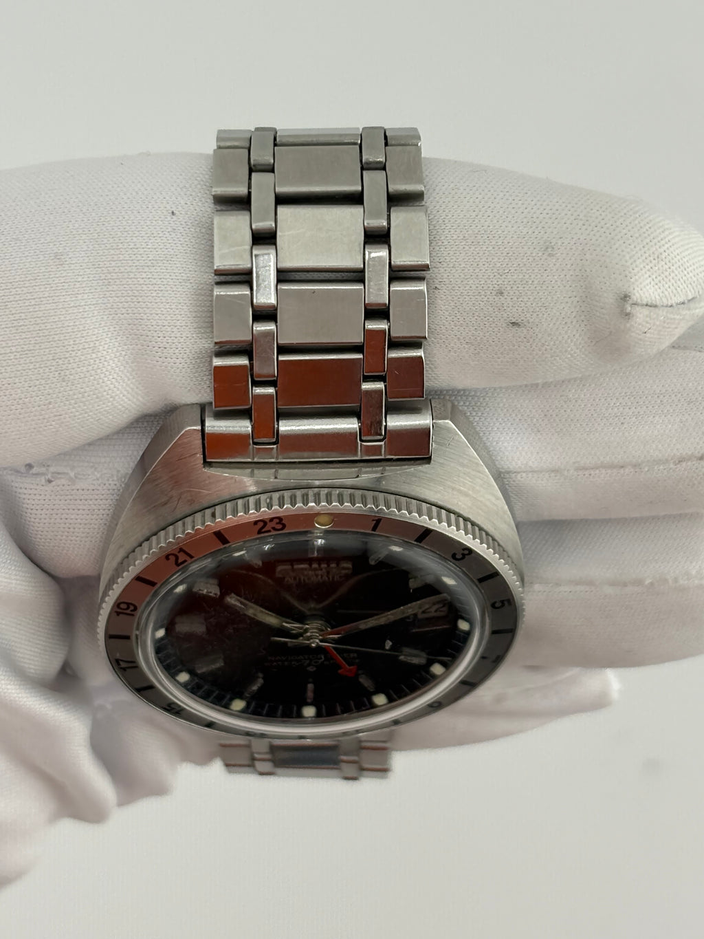 Seiko Navigator Timer 6117-8000 GMT 1968 Vintage Automatic Watch 🔥