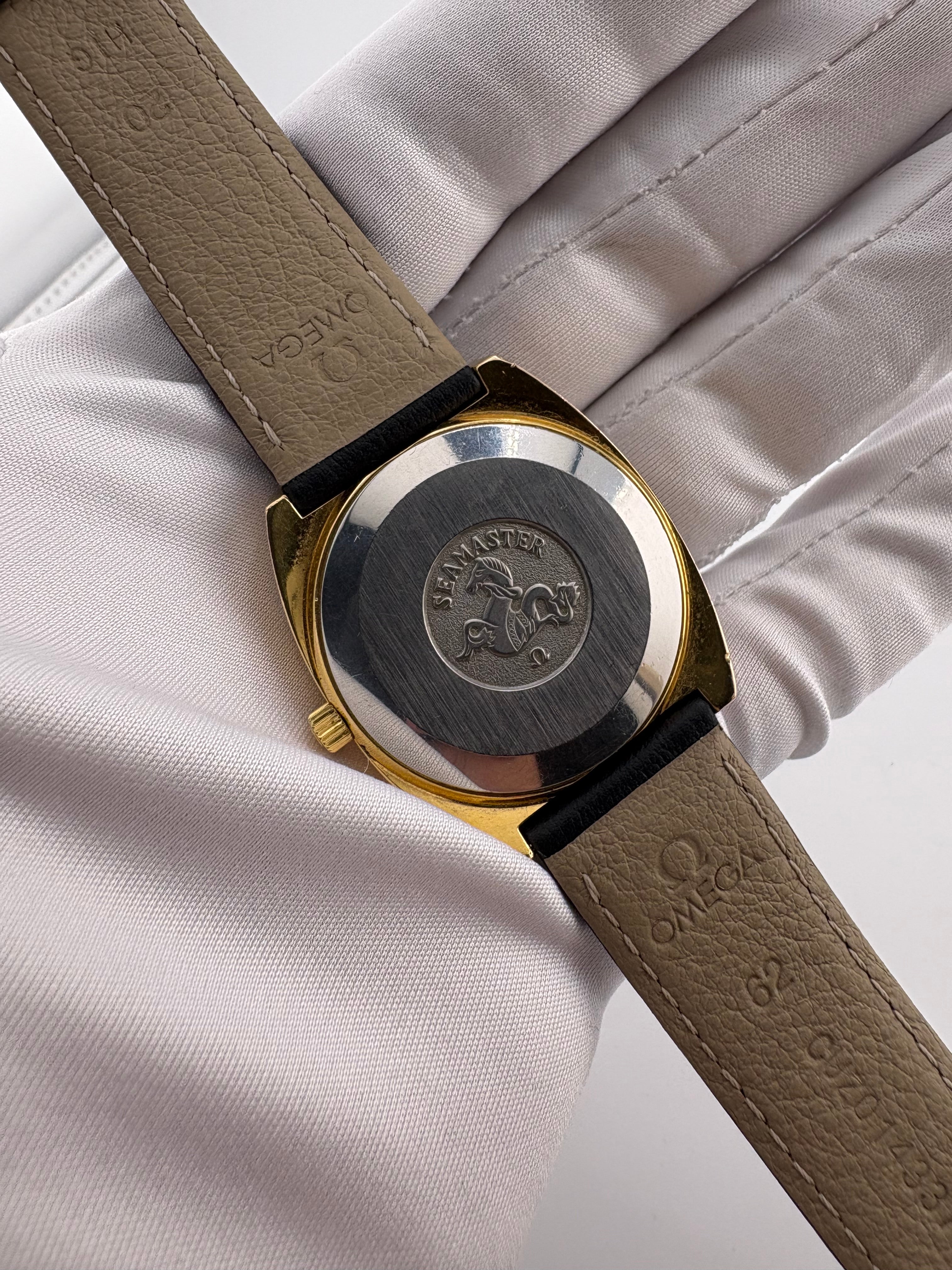 Omega Seamaster 166.0211 Automatic Cal.1020 Gold Plated 20μ Day Date Vintage