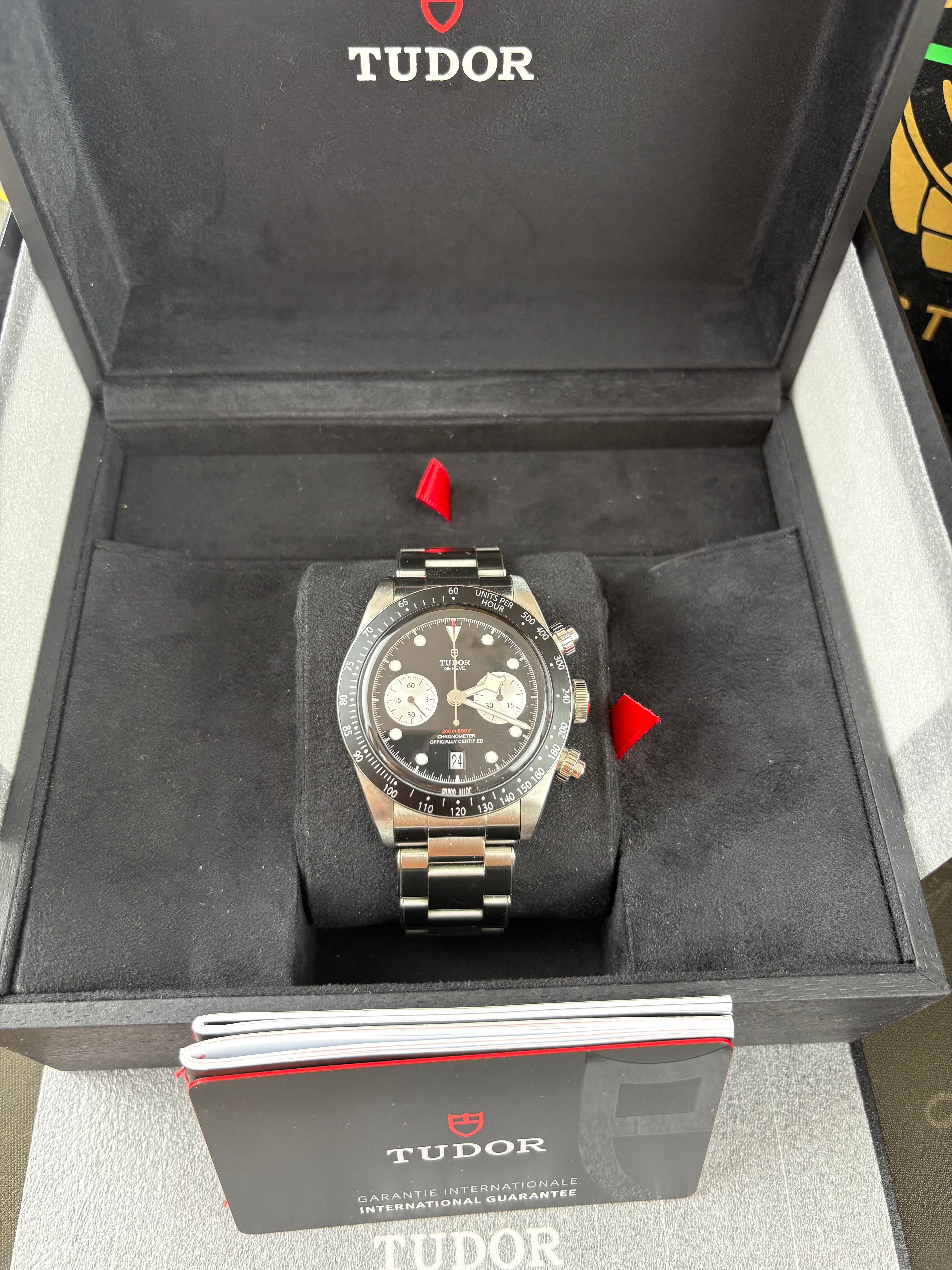 Tudor Black Bay Chrono Panda 79360N Box Papers 2022 MT5813 Chronograph 41mm