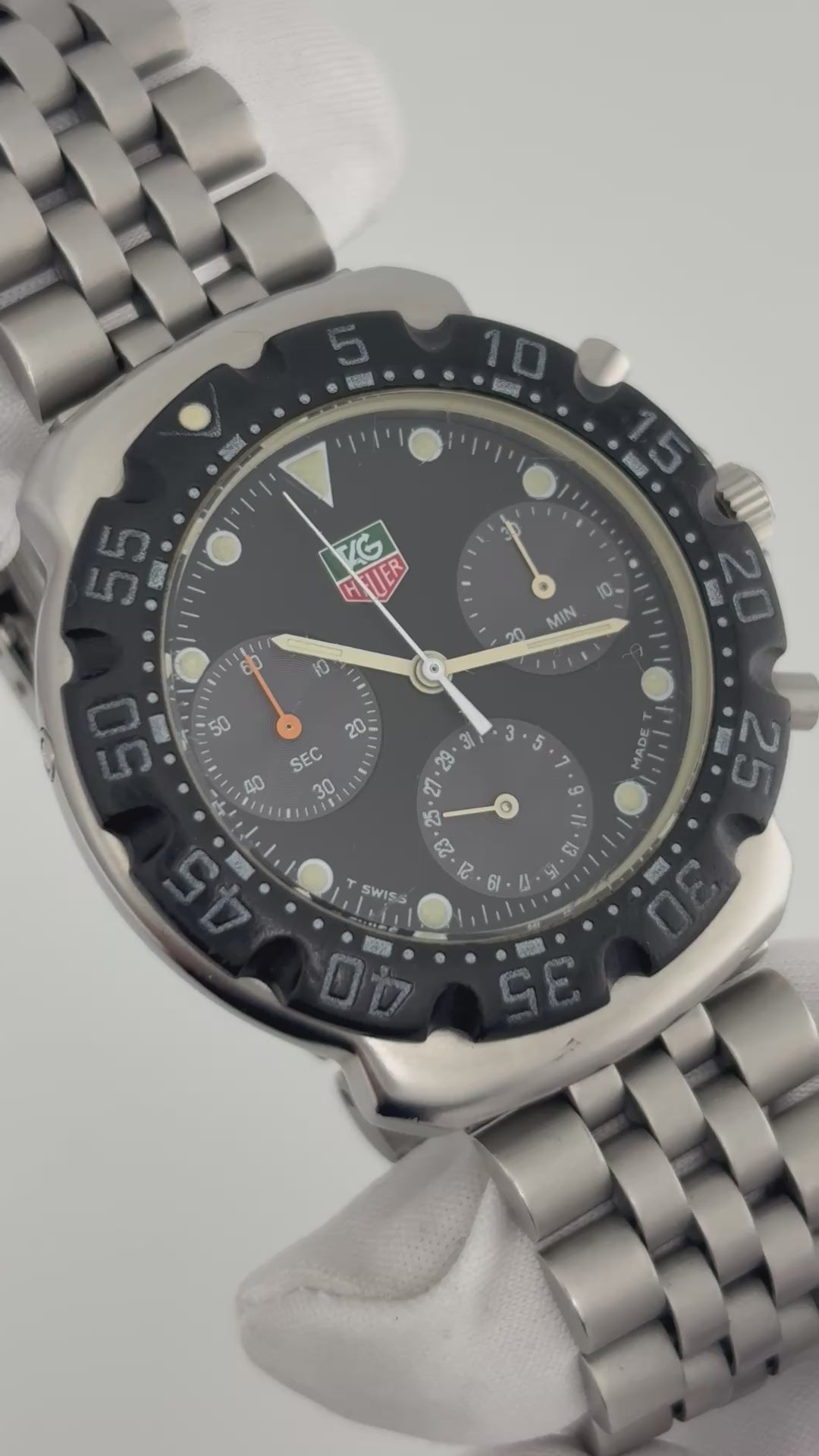 TAG Heuer Formula 1 Chronograph Ref. 551.200C Vintage 1980s 🇨🇭